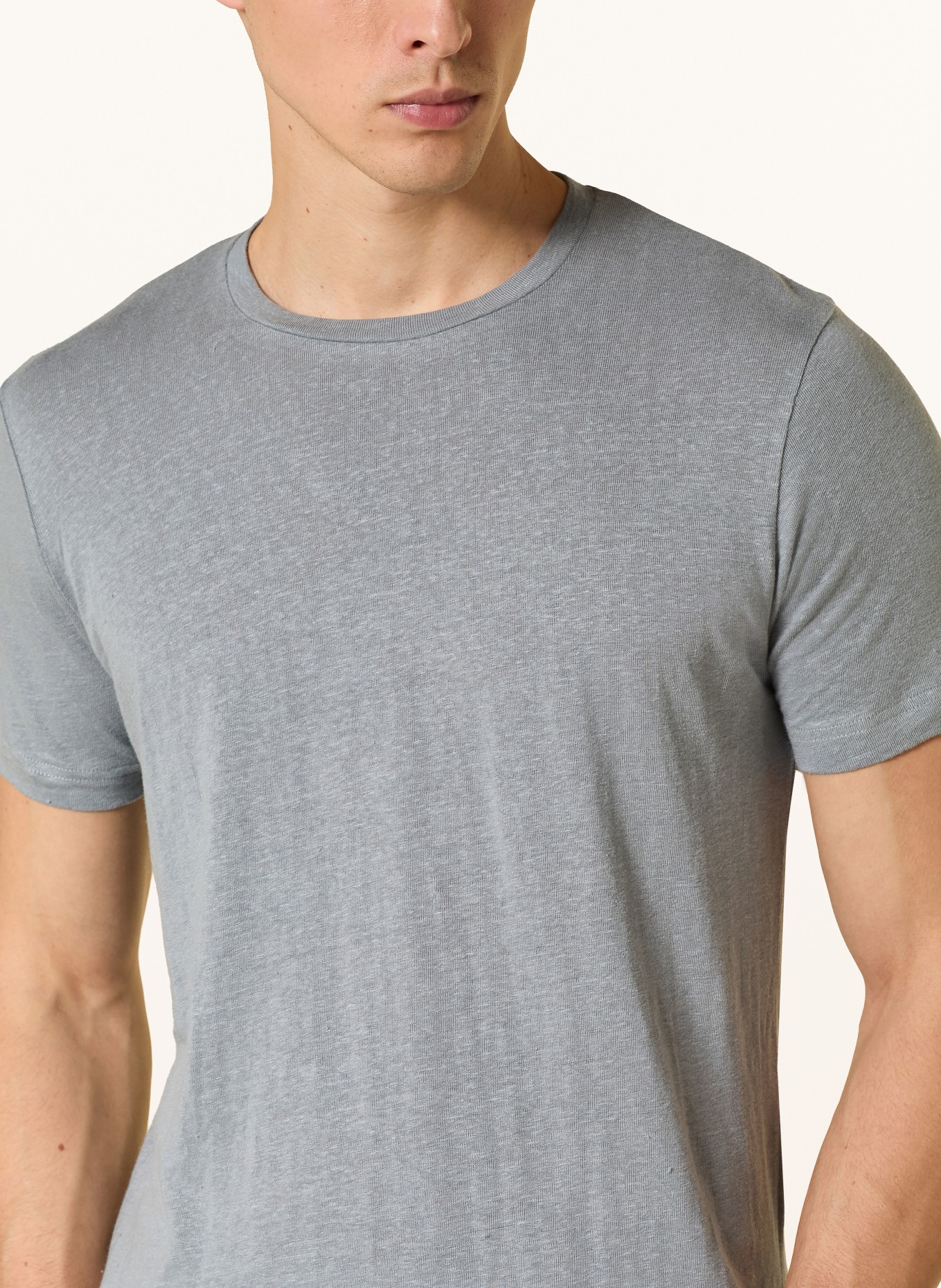 Stefan Brandt ENNO linen T-shirt: GRAY