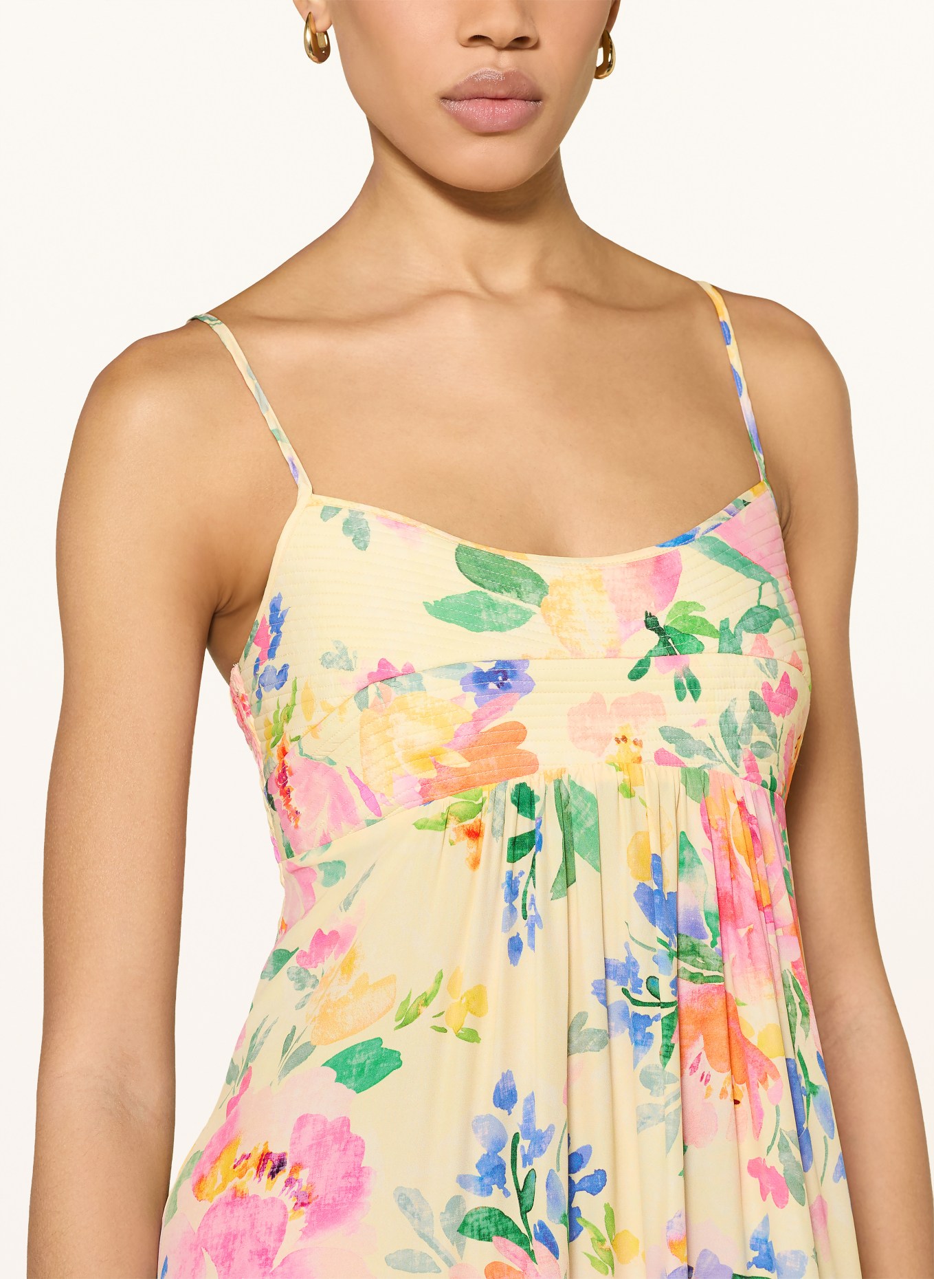 MARYAN MEHLHORN Strandkleid: HELLGELB / PINK / BLAU
