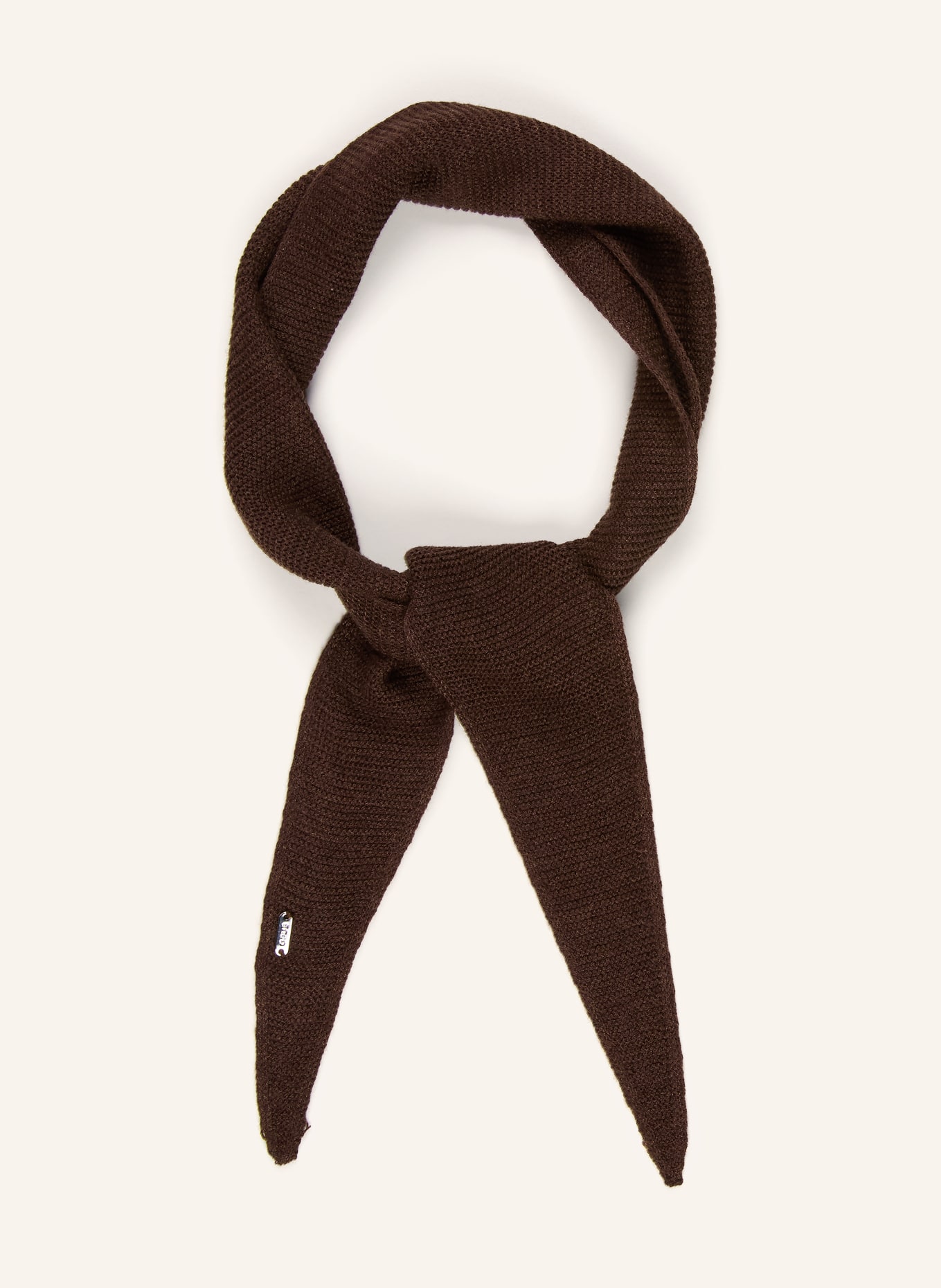 OPUS Foulard triangulaire ABLETI SUMMER: MARRON FONCÉ