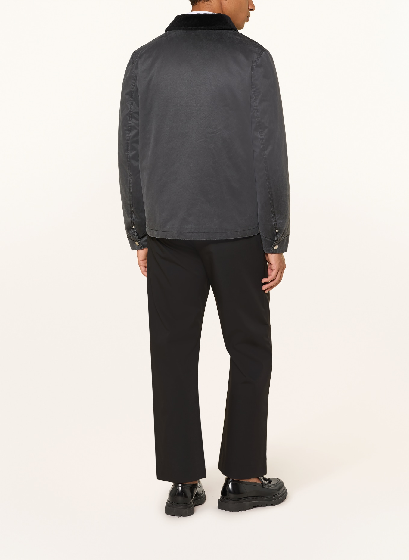 PAUL Chino Regular Fit: SCHWARZ