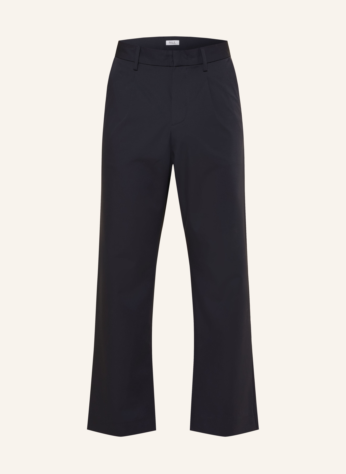 PAUL Chino met normale pasvorm: DONKERBLAUW