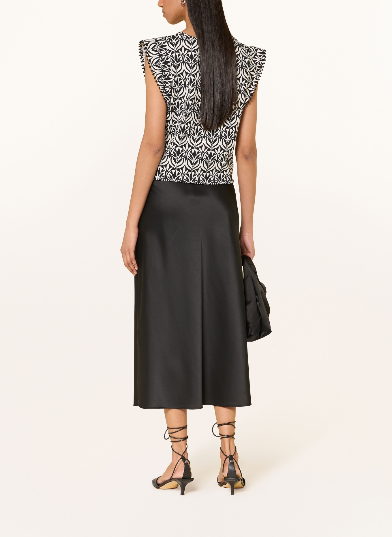 Phase Eight Blouse BETH: ZWART / ECRU