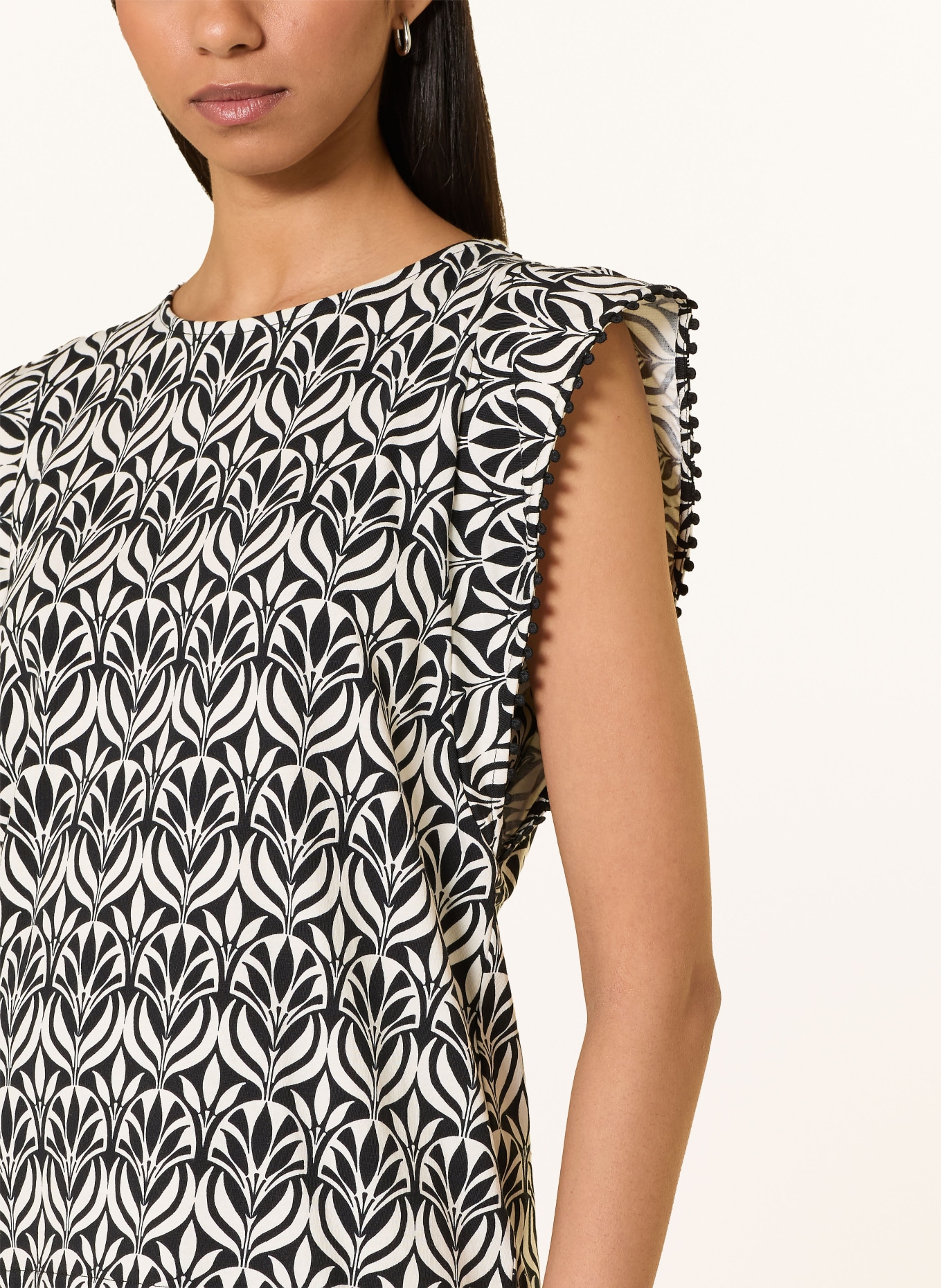 Phase Eight Blouse BETH: ZWART / ECRU