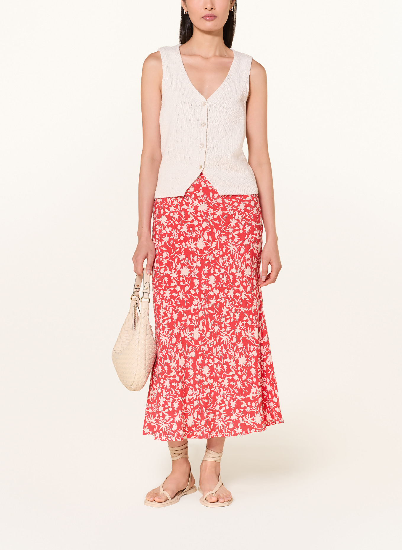 Phase Eight Rock ROXANA: ROOD / ECRU