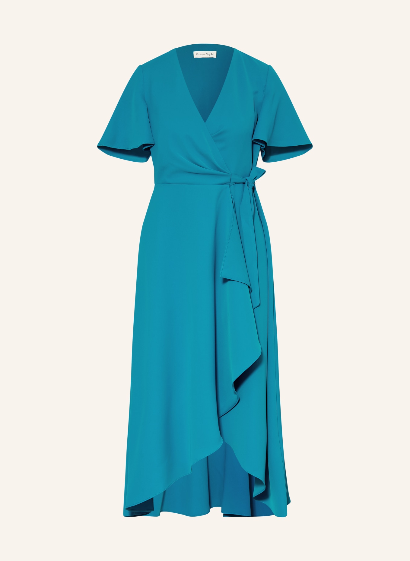 Phase Eight Wickelkleid JULISSA mit Volants: BLAU