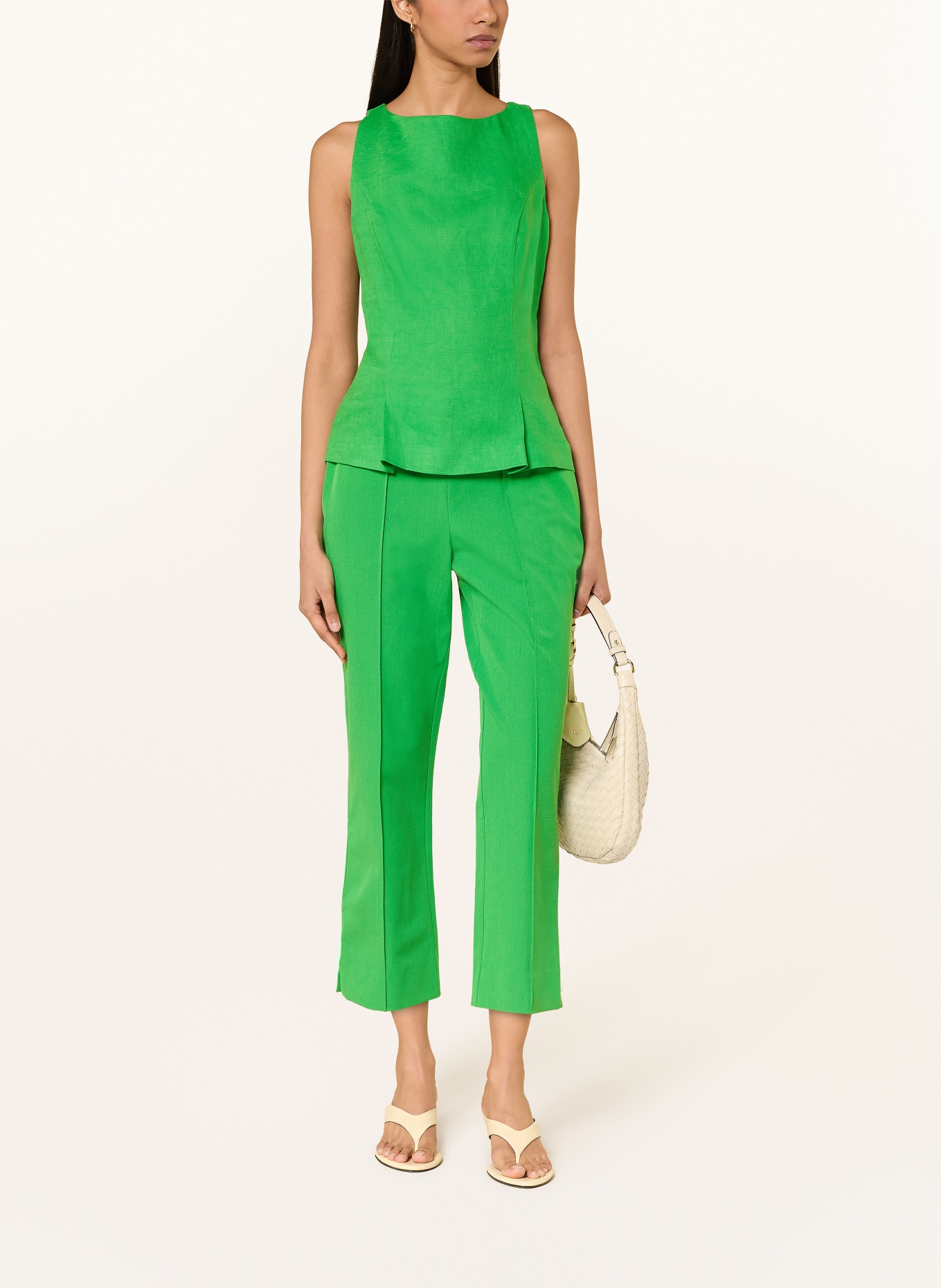 Phase Eight Linnen top ISABELLE: GROEN