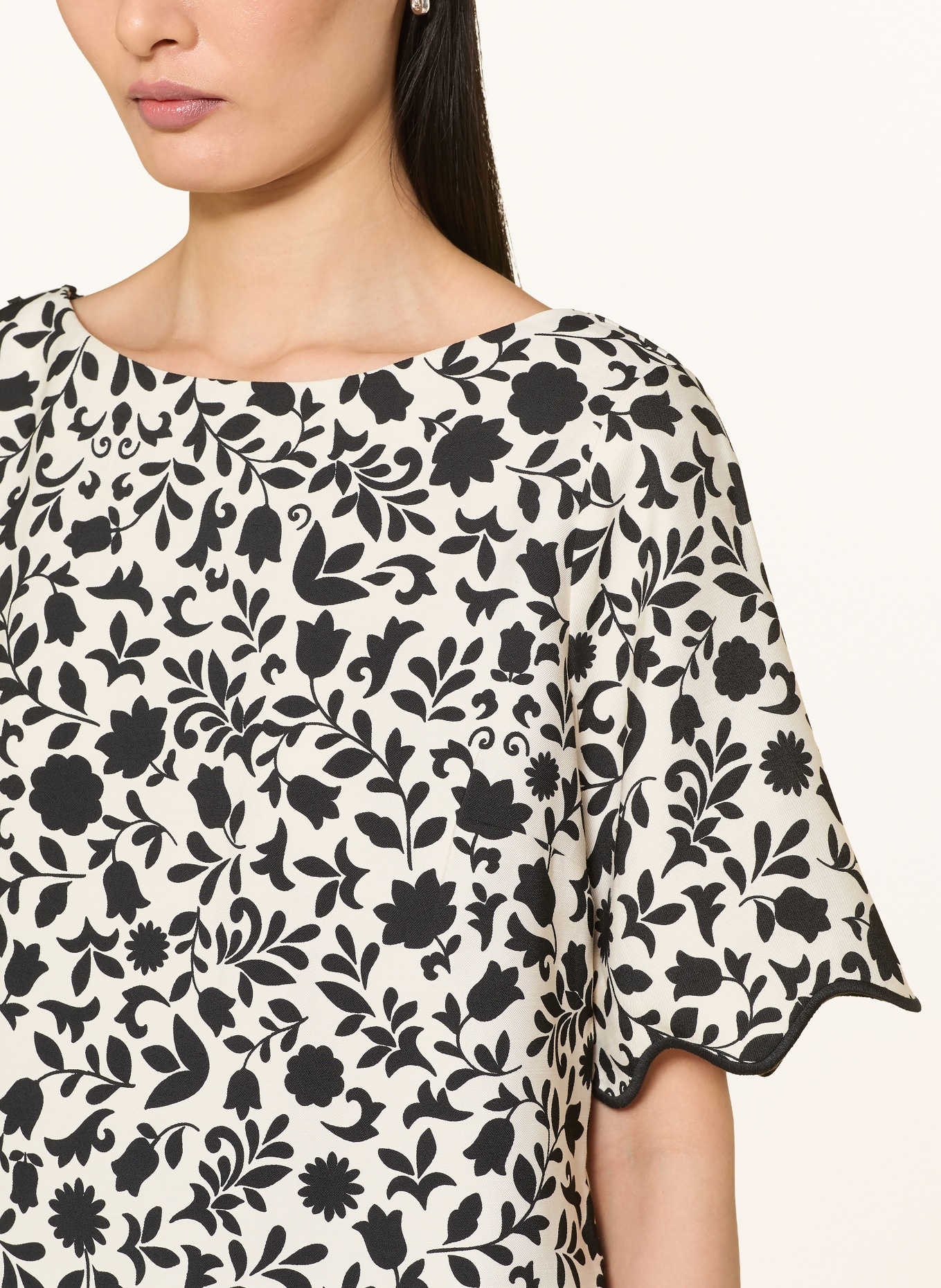 Phase Eight Blouse ABI: ZWART / ECRU