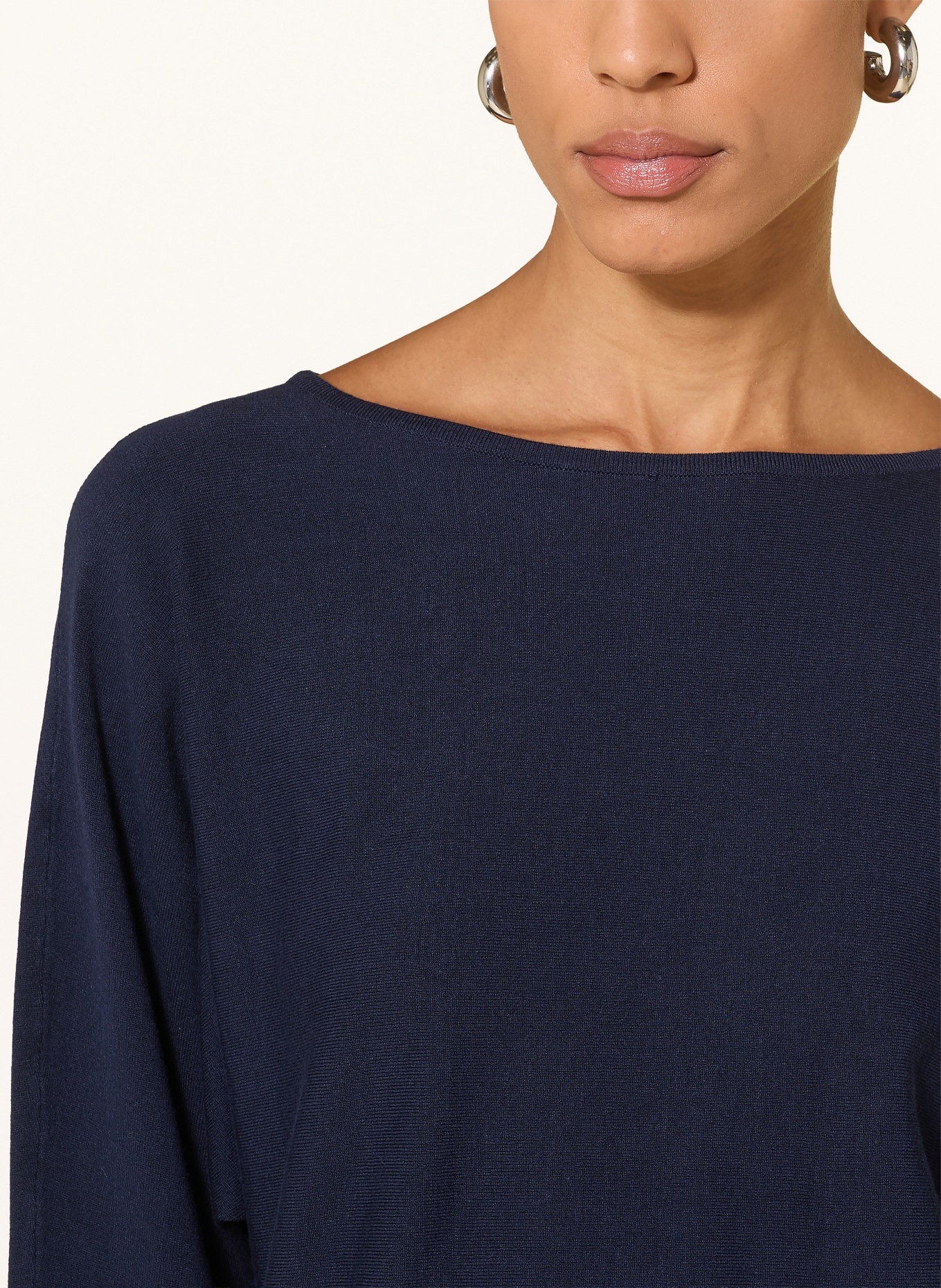 Phase Eight Trui CRISTINE met 3/4-mouwen: DONKERBLAUW