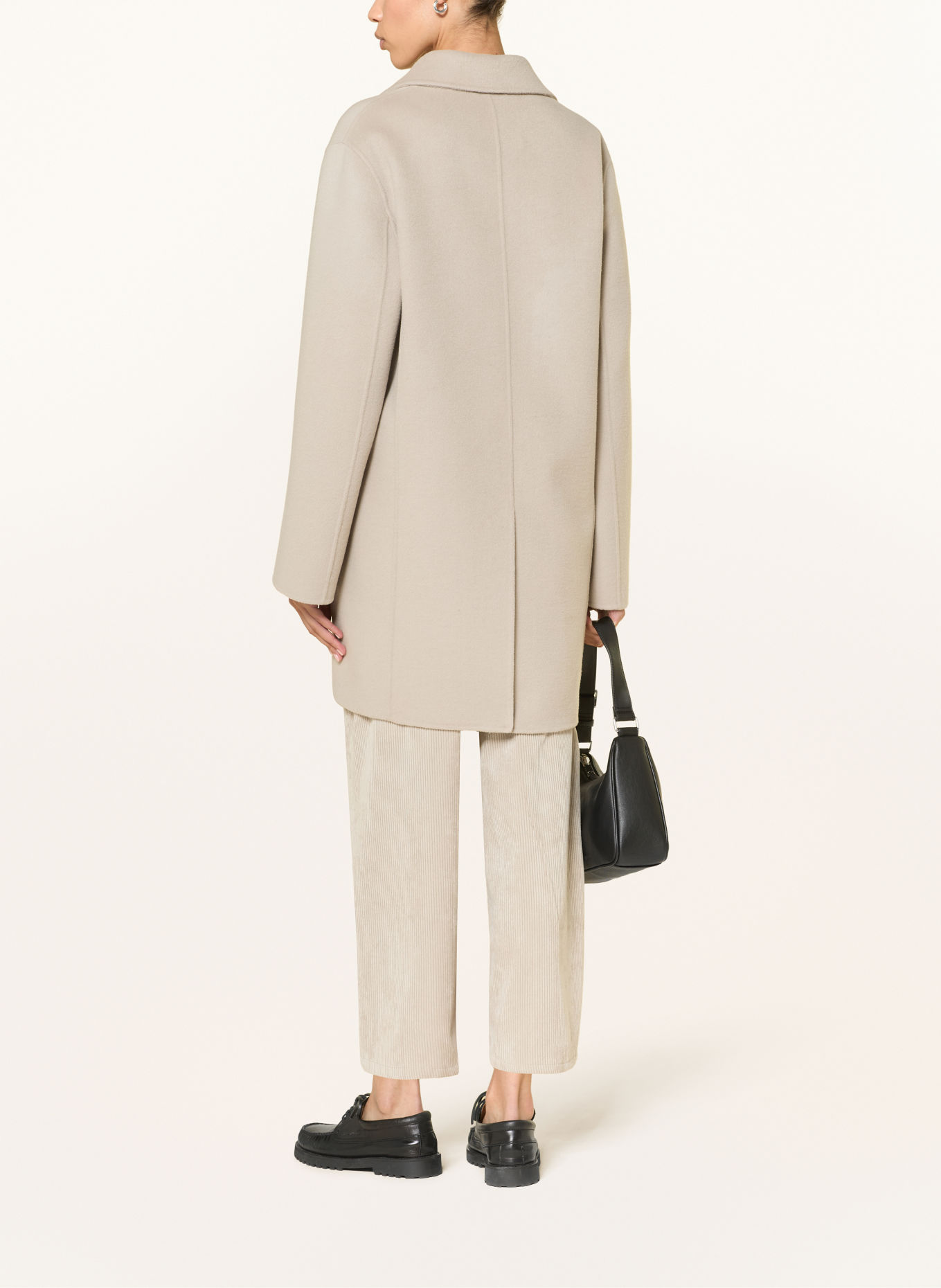 DRYKORN Manteau en laine RYTON: MARRON CLAIR