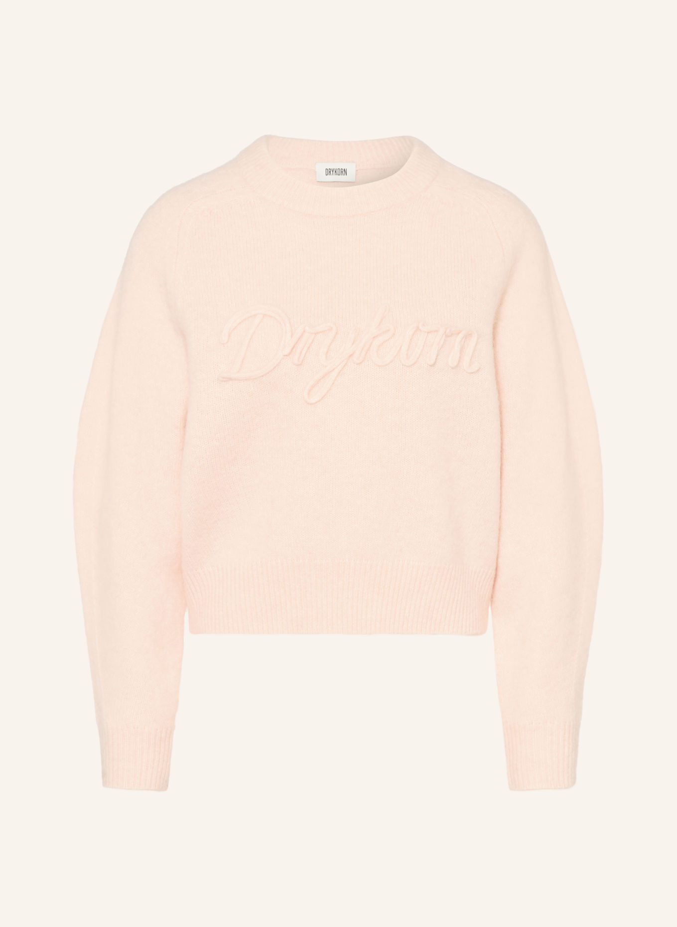 DRYKORN Trui GINNIFER met alpaca: LICHTORANJE