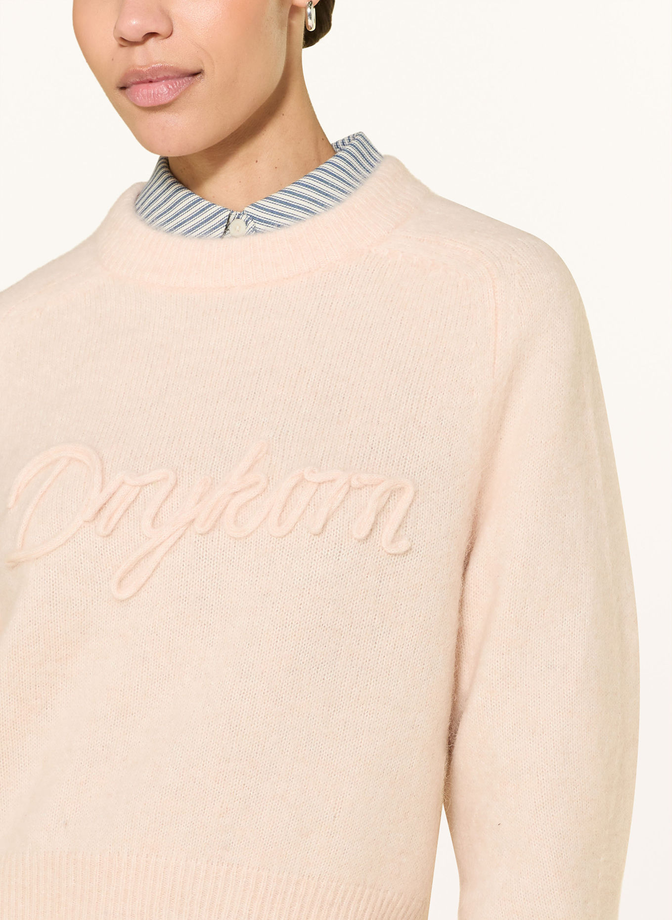 DRYKORN Trui GINNIFER met alpaca: LICHTORANJE