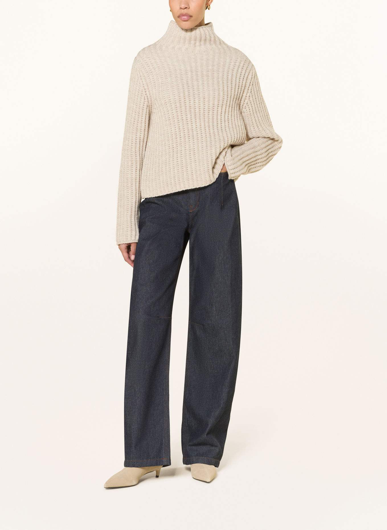 DRYKORN Pullover ARWIE: HELLBRAUN