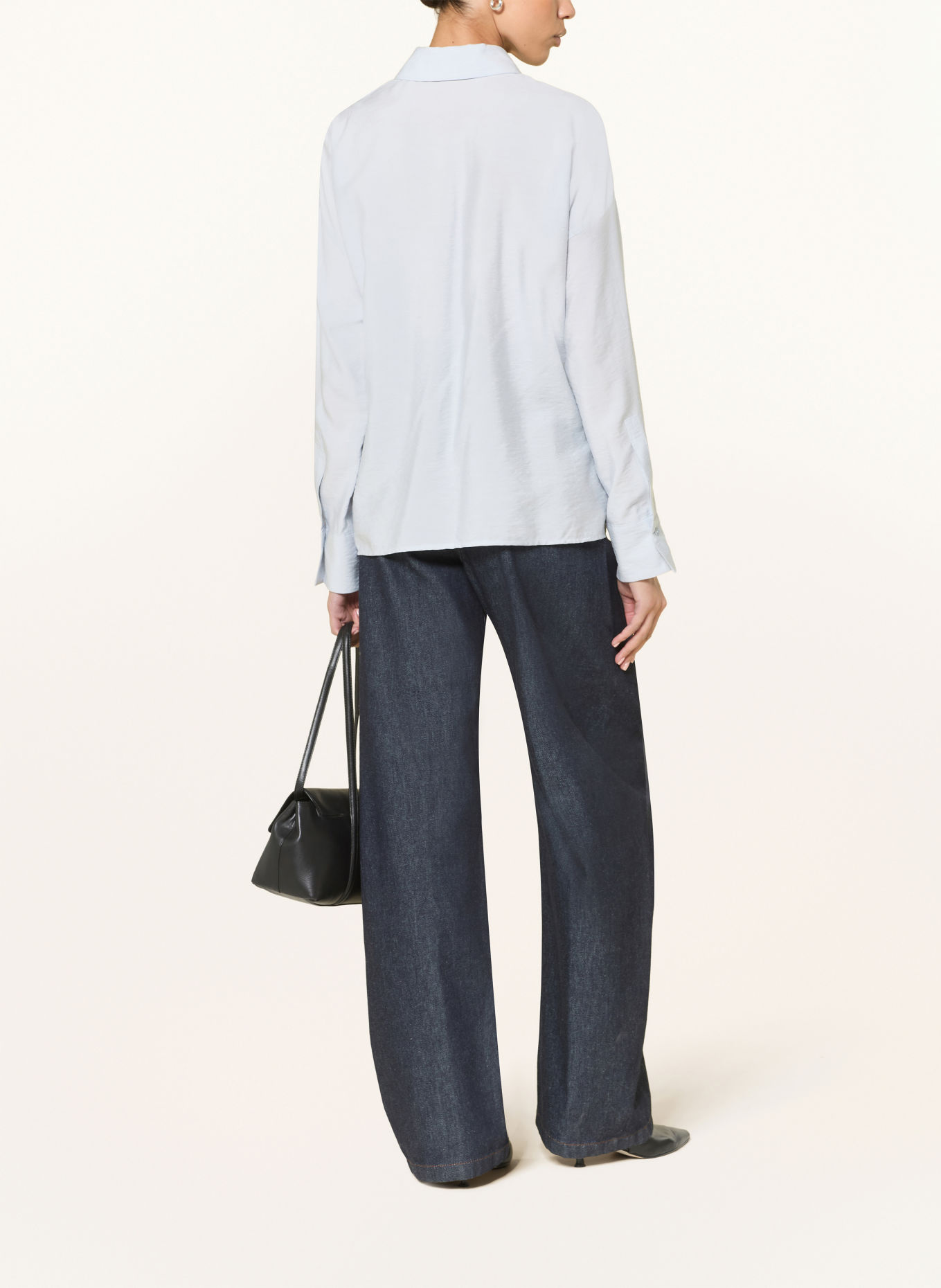 DRYKORN Overhemdblouse CLOELIA: LICHTBLAUW