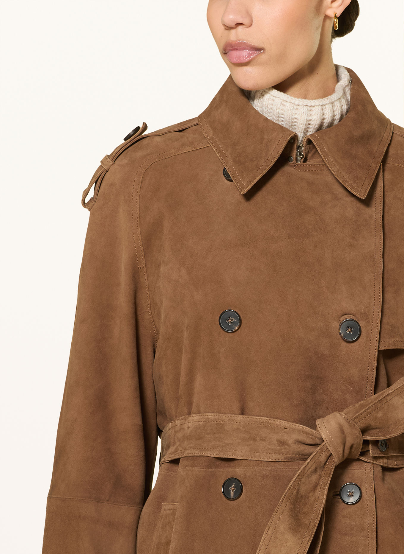 DRYKORN PENLEY Leather Jacket: COGNAC
