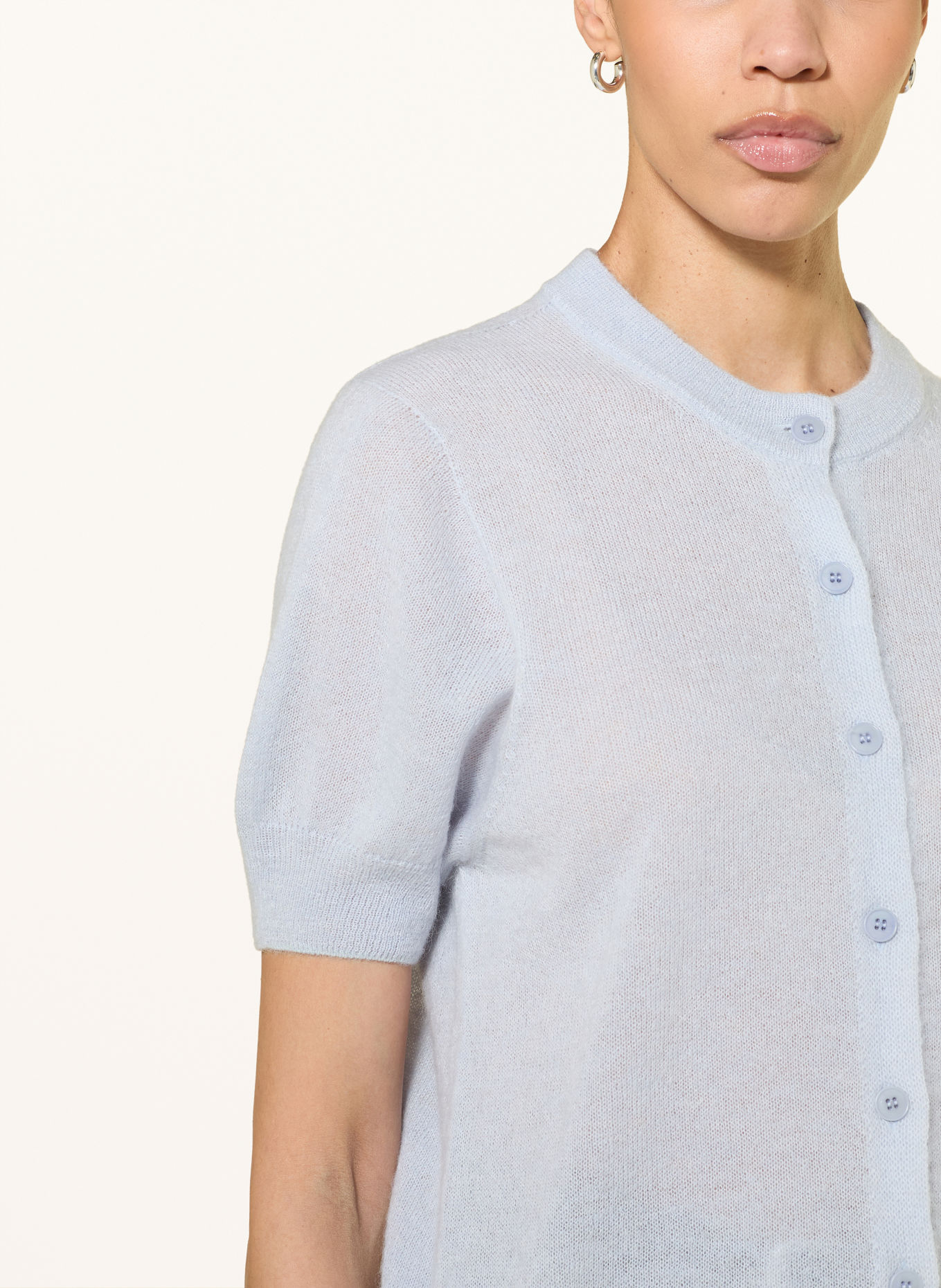 DRYKORN Strickjacke DARYANI: HELLBLAU