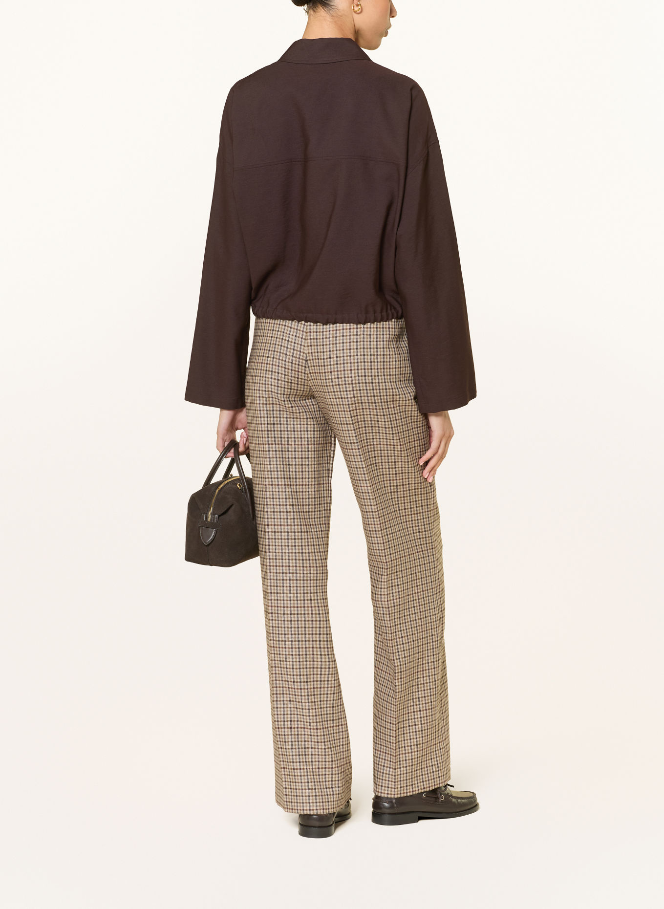 DRYKORN FIONEL Shirt Blouse: DARK BROWN