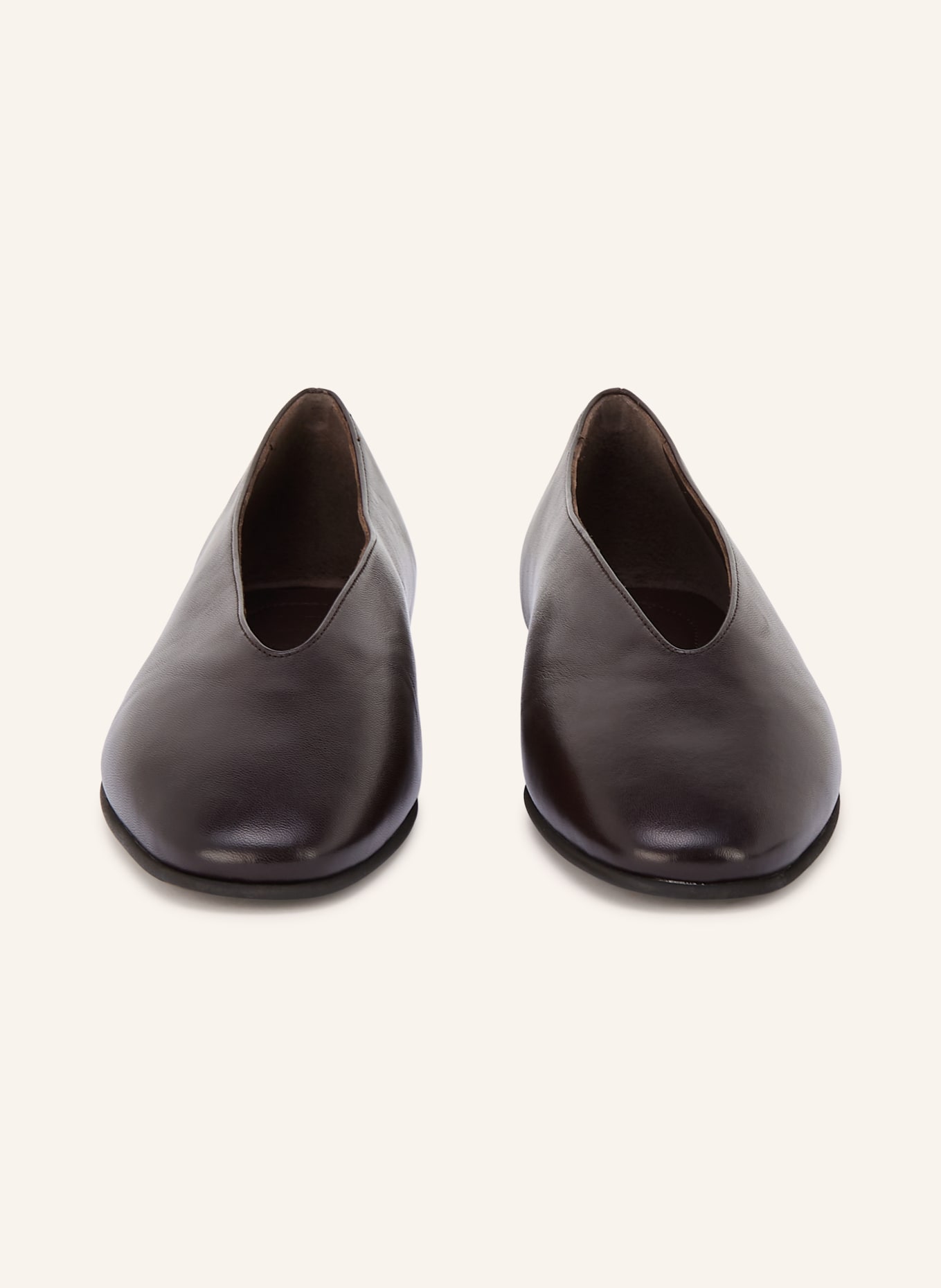 POEVE Ballerinas LINET: DUNKELBRAUN