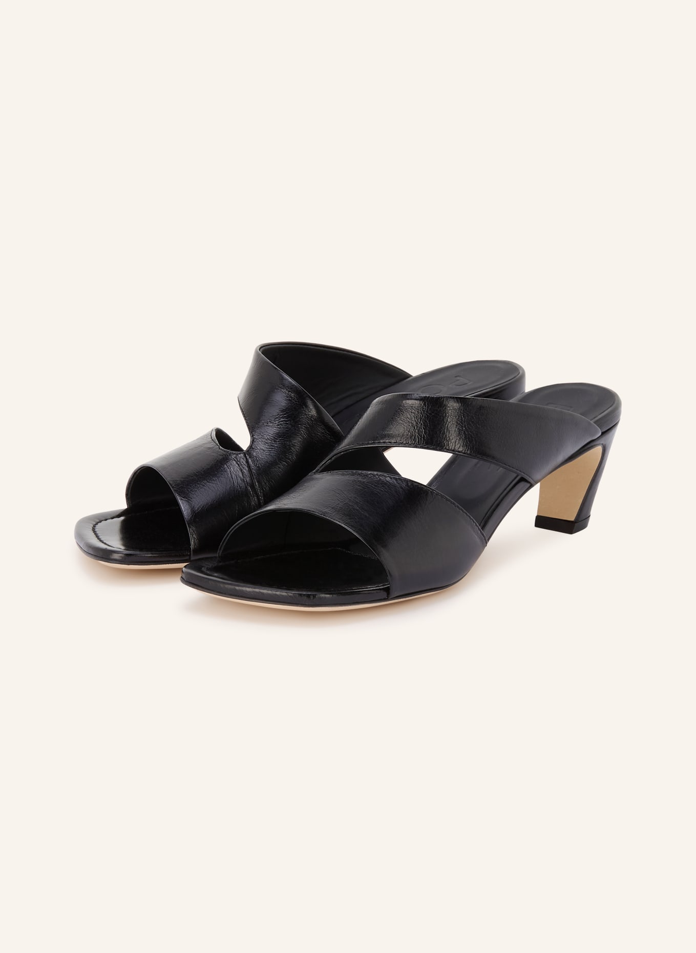 POEVE Mules NALA: ZWART