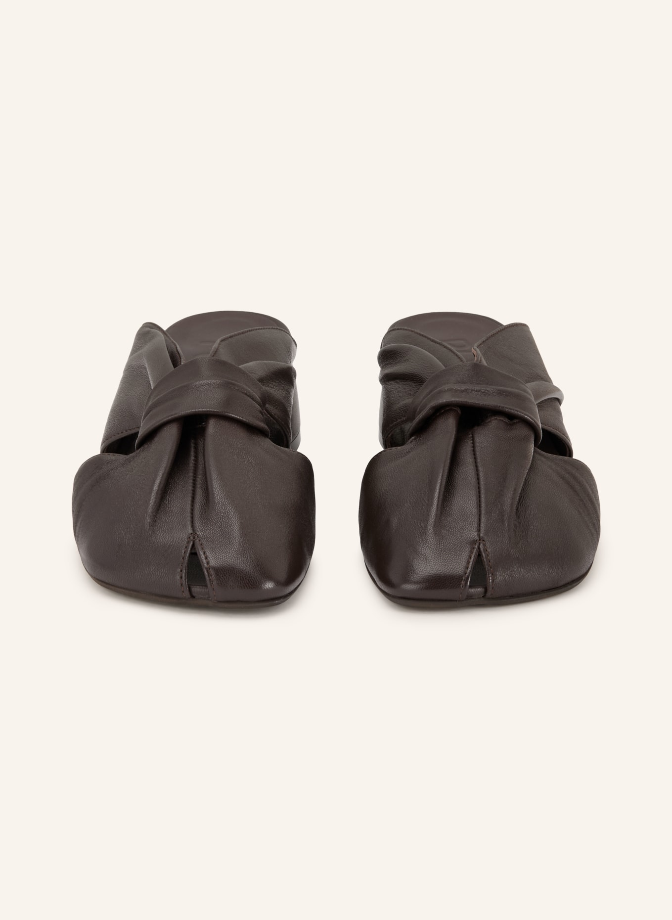 POEVE Mules MAGGIE: DUNKELBRAUN