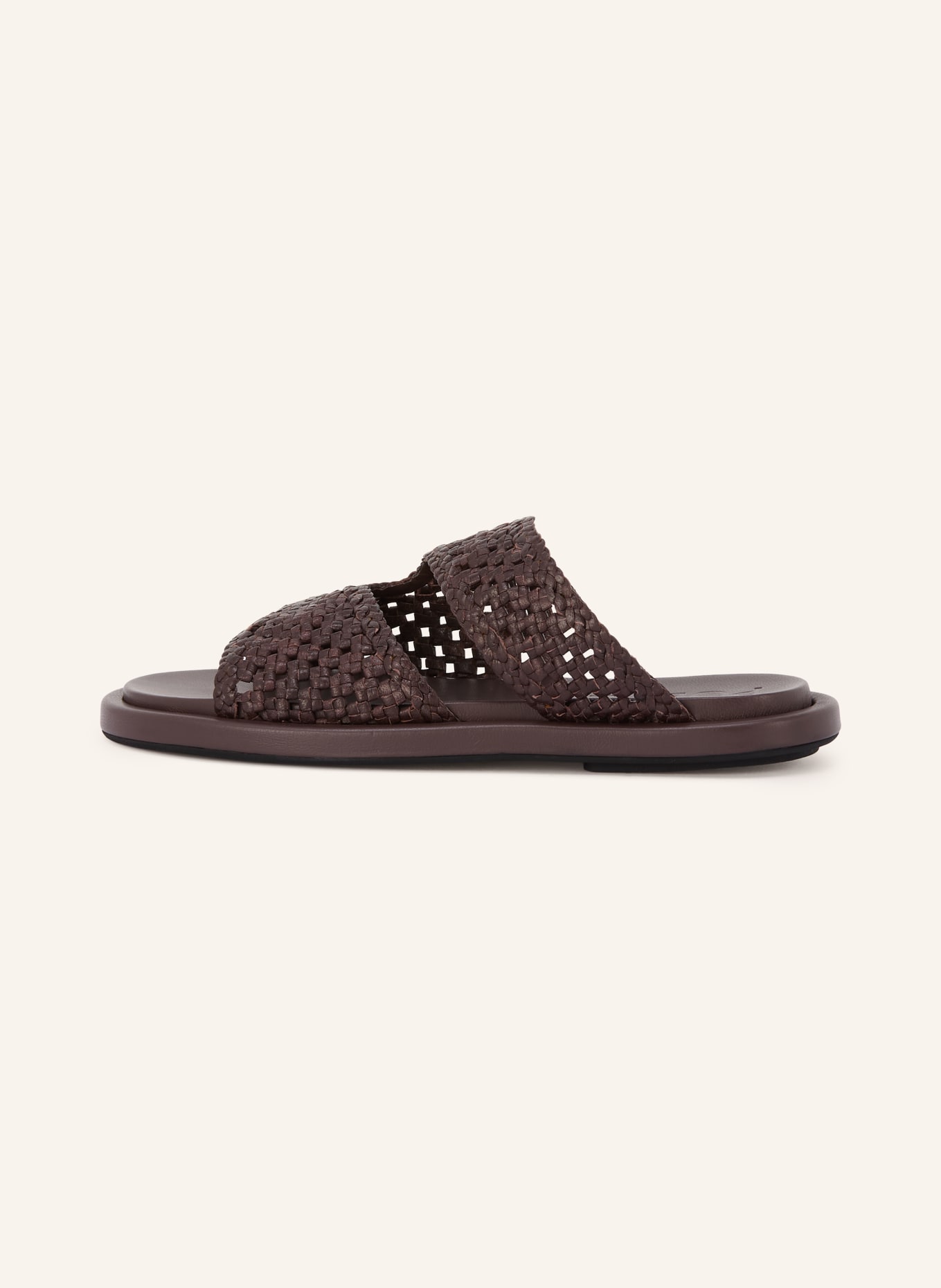 POEVE Slippers DELPHINE: MARRON FONCÉ