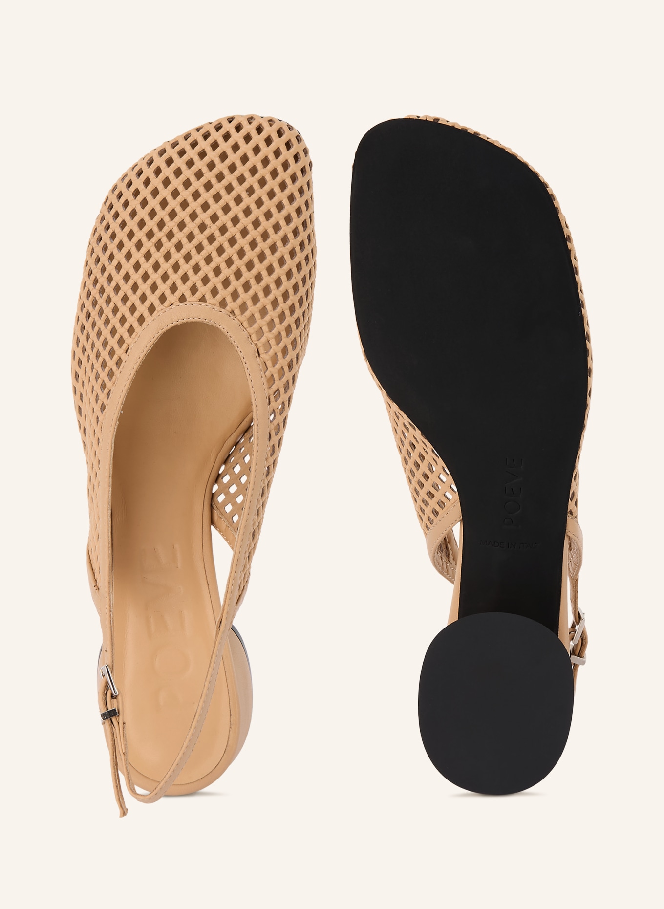POEVE Slingpumps LIRA: CAMEL