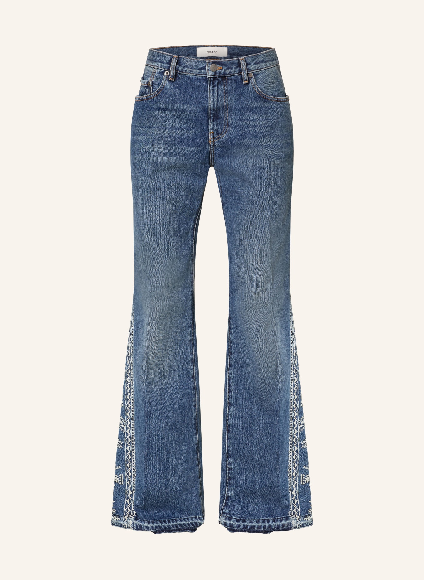 ba&sh Wide Leg Jeans IVY: BLUE USEDBLUE