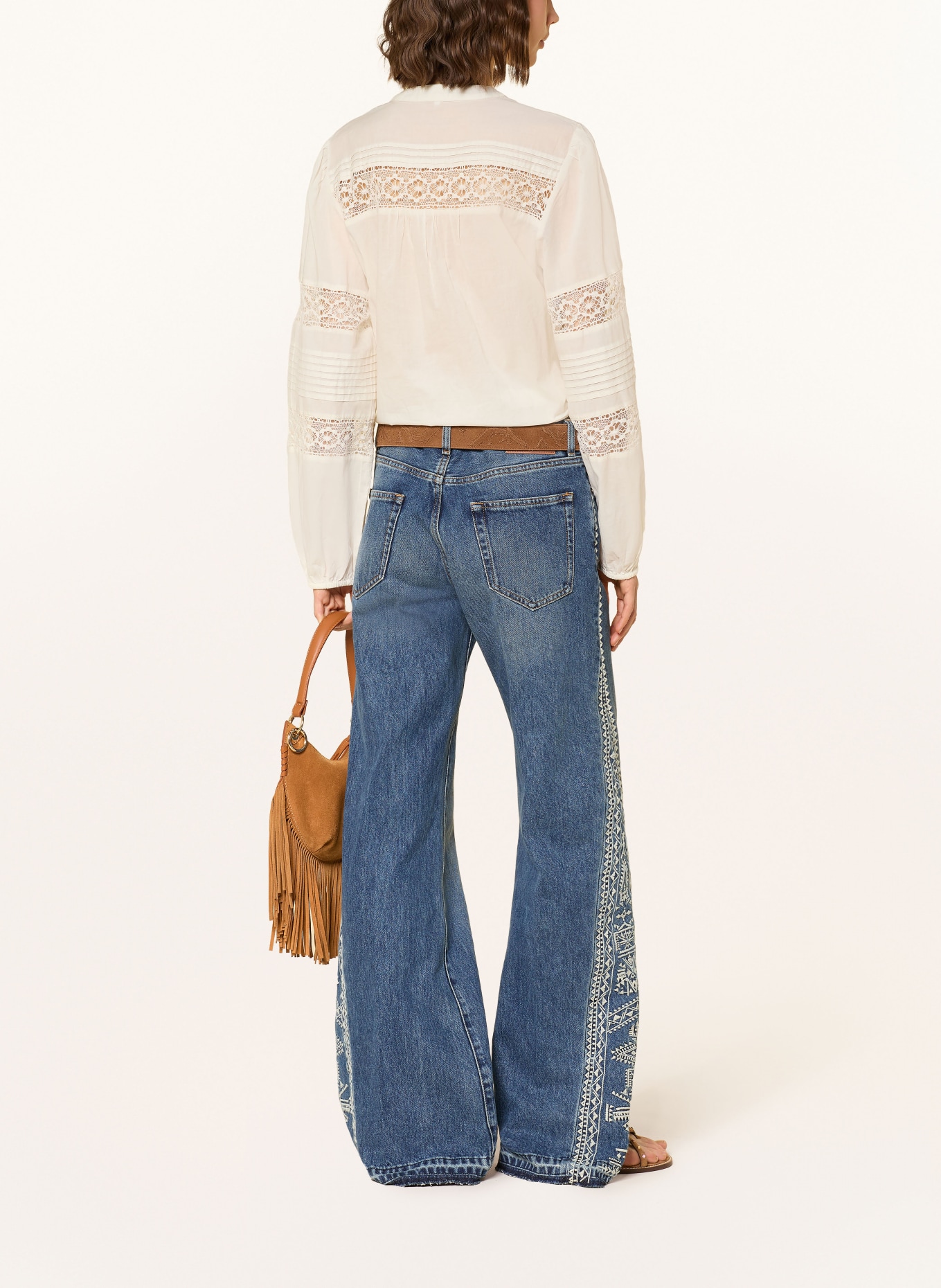 ba&sh Wide Leg Jeans IVY: BLUE USEDBLUE