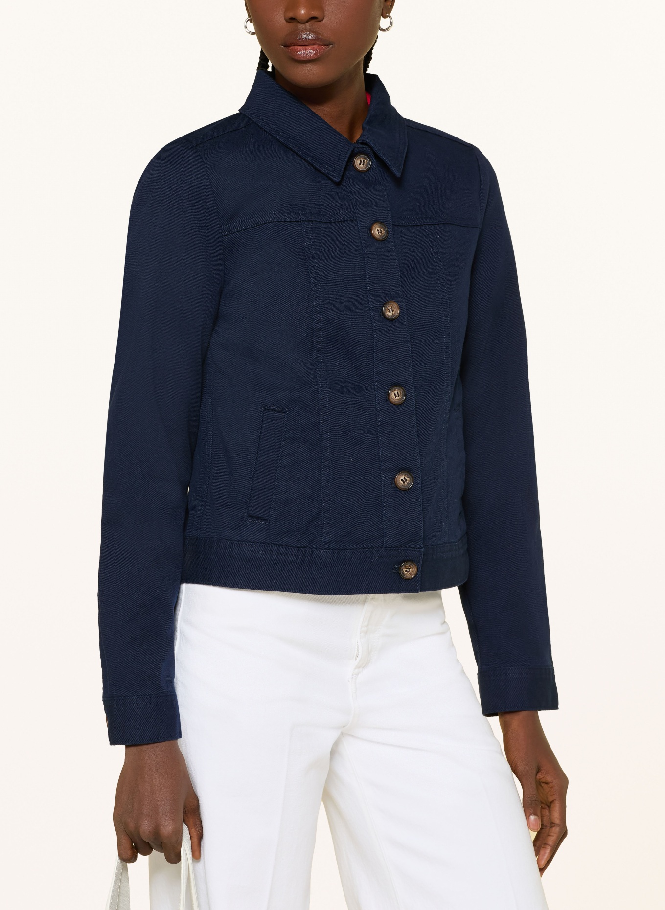 HOBBS Kurtka SELBORNE: GRANATOWY