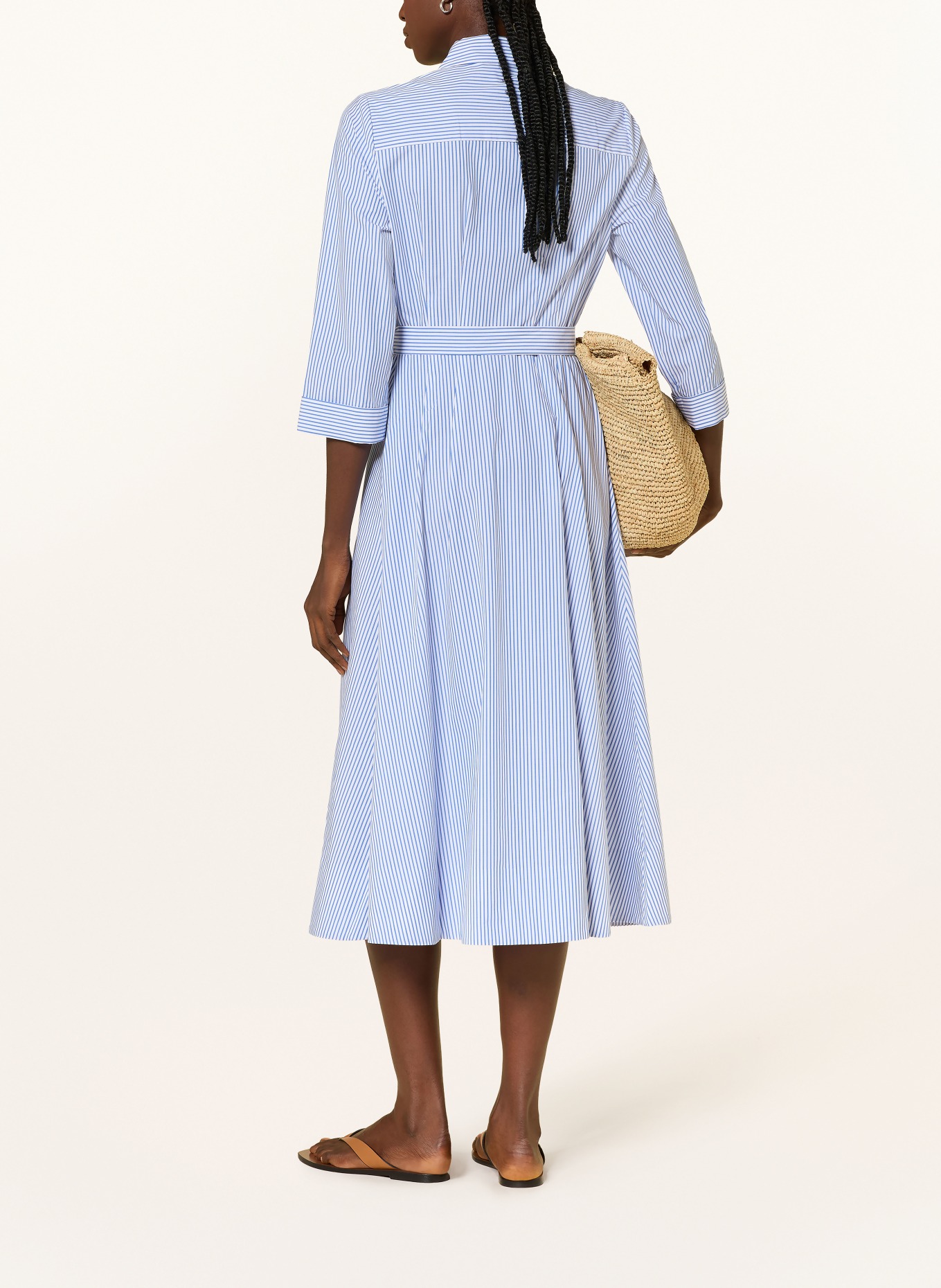 HOBBS Sukienka koszulowa JANE: GRANATOWY / BIAŁY