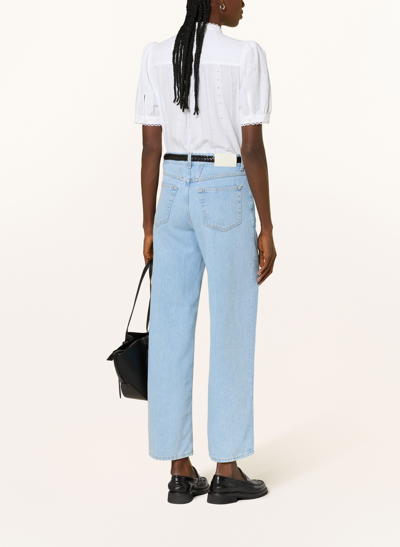 HOBBS Bluzka z koronką SAWYER: BIAŁY