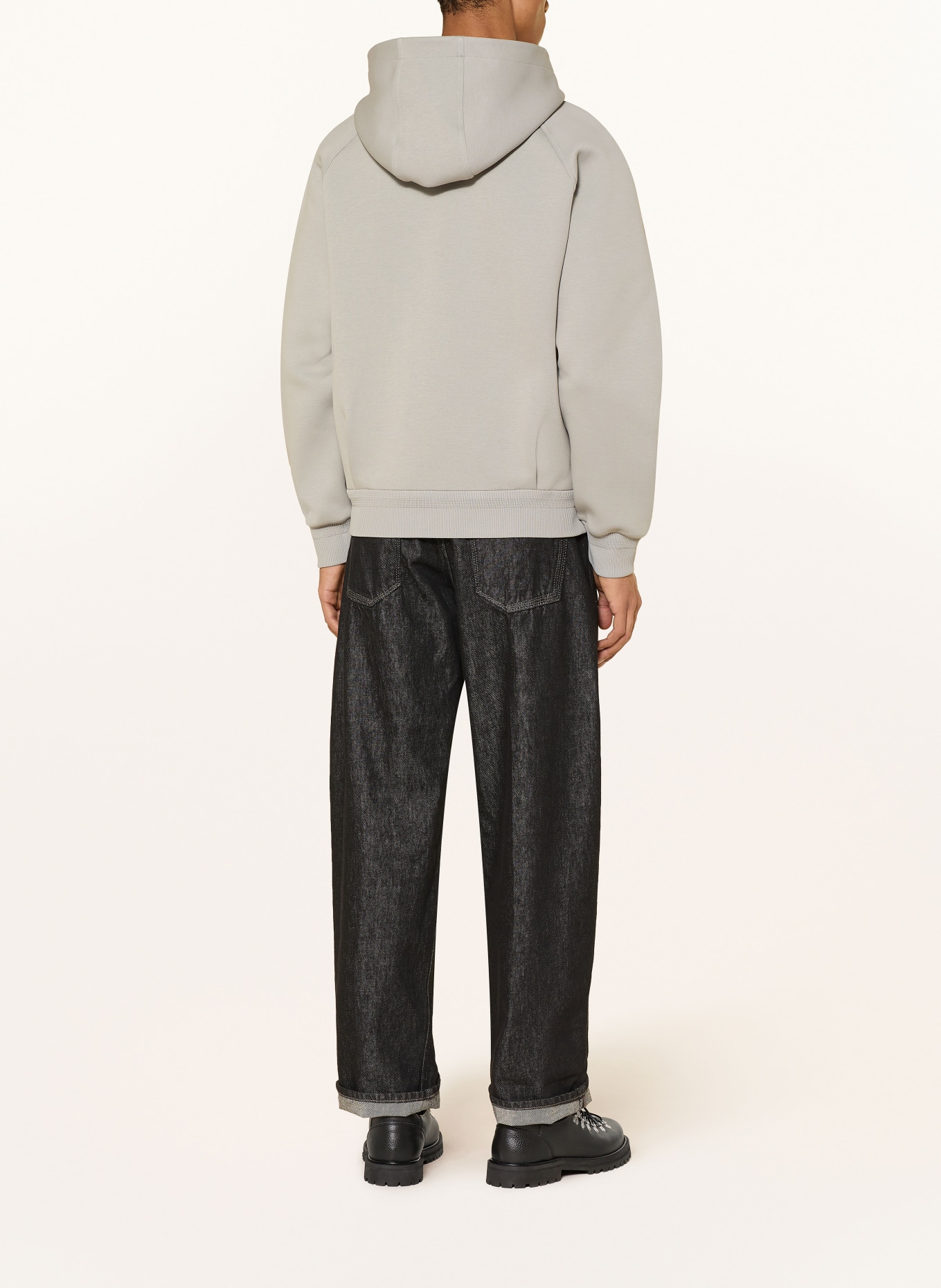 COS Sweatshirt jacket: LIGHT GRAY