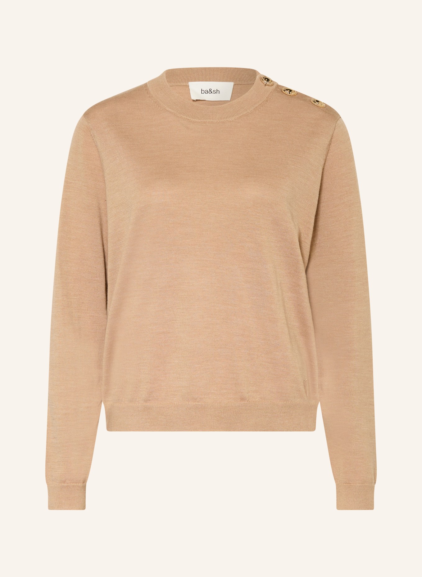 ba&sh Pullover BYLEIL: BEIGE
