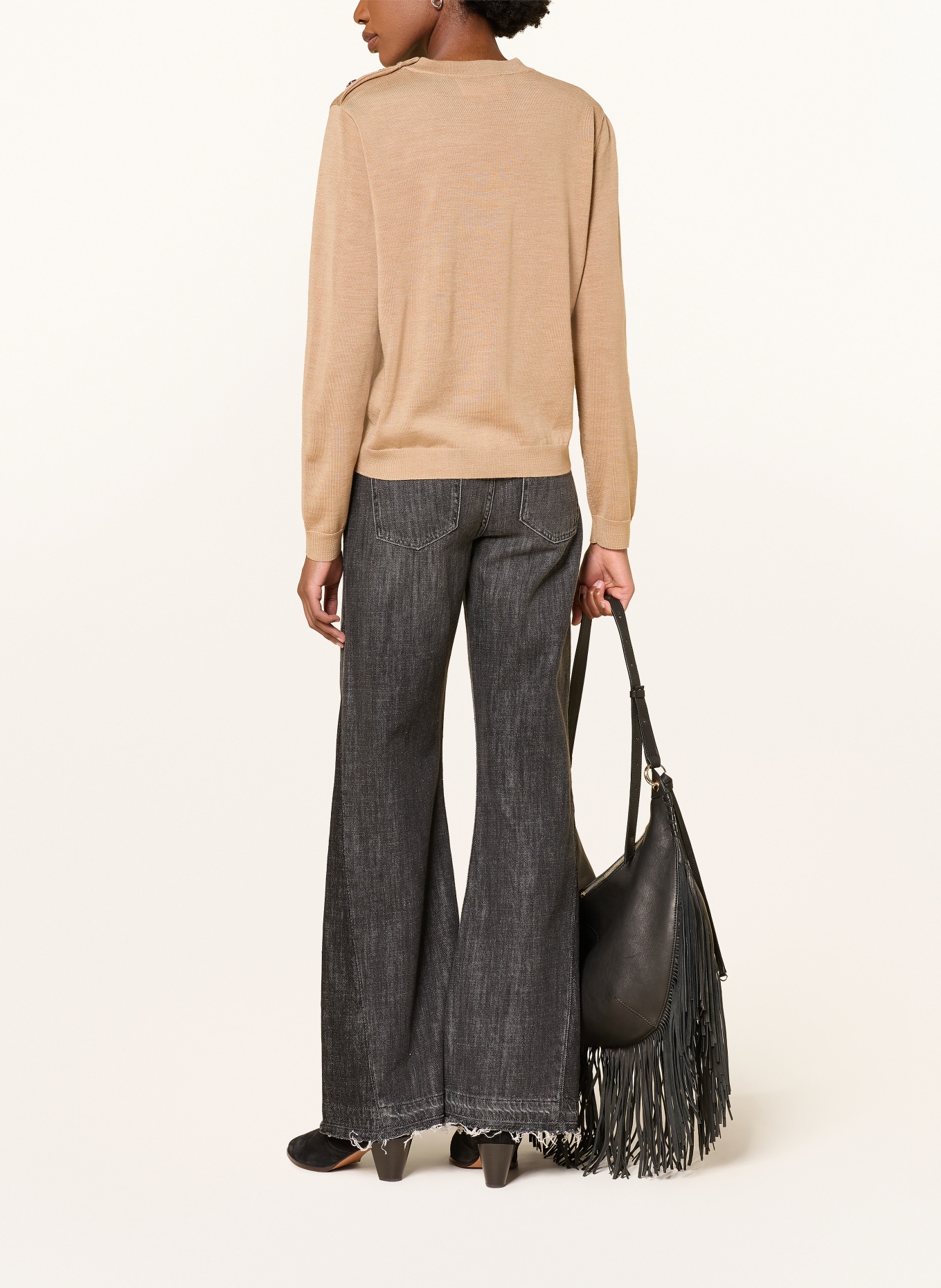 ba&sh Pullover BYLEIL: BEIGE