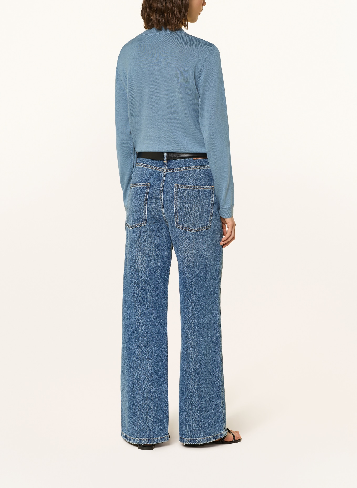 ba&sh Pullover BYLEIL: HELLBLAU