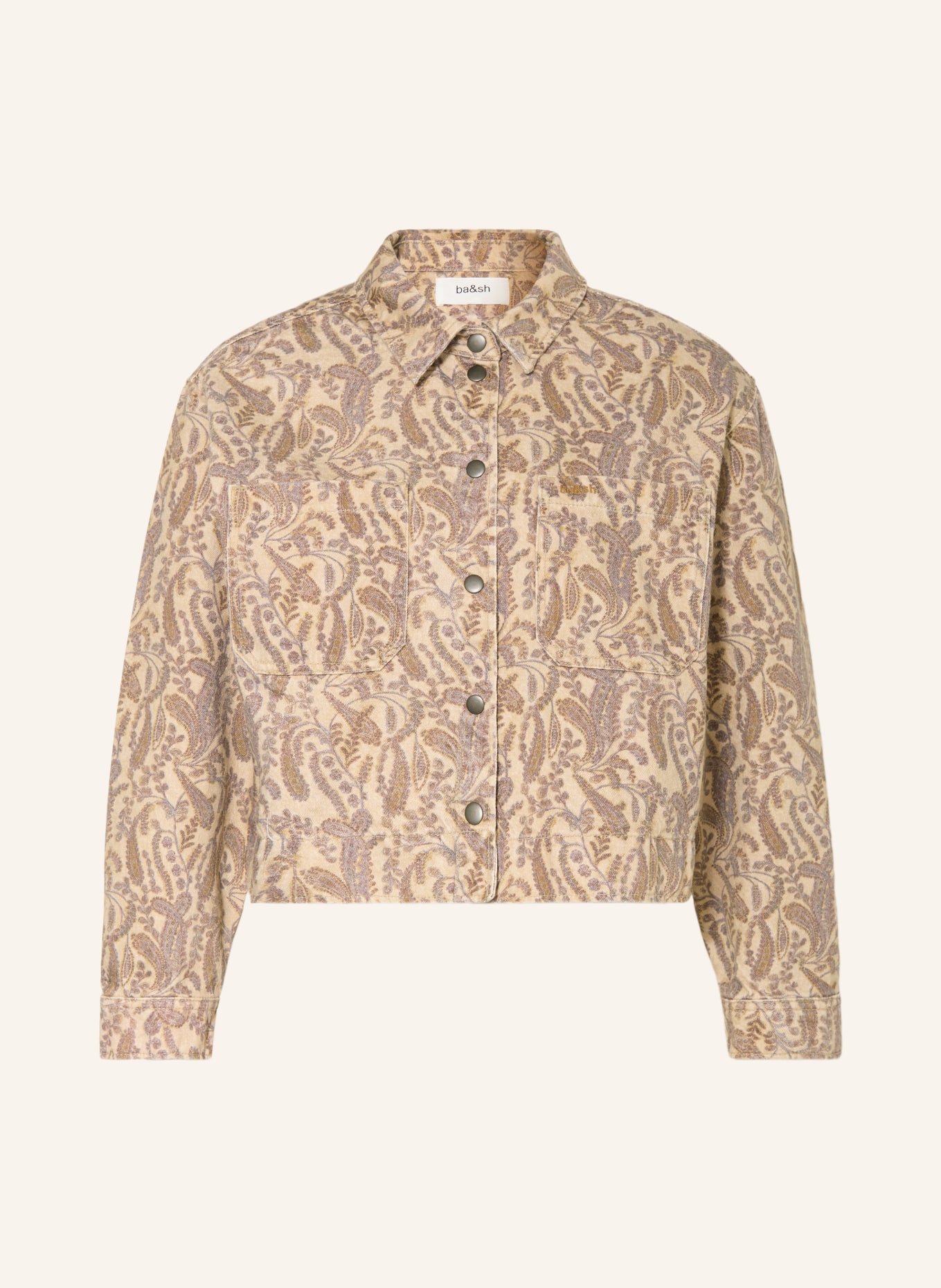 ba&sh Overjacket TULLIA: HELLBRAUN / BRAUN