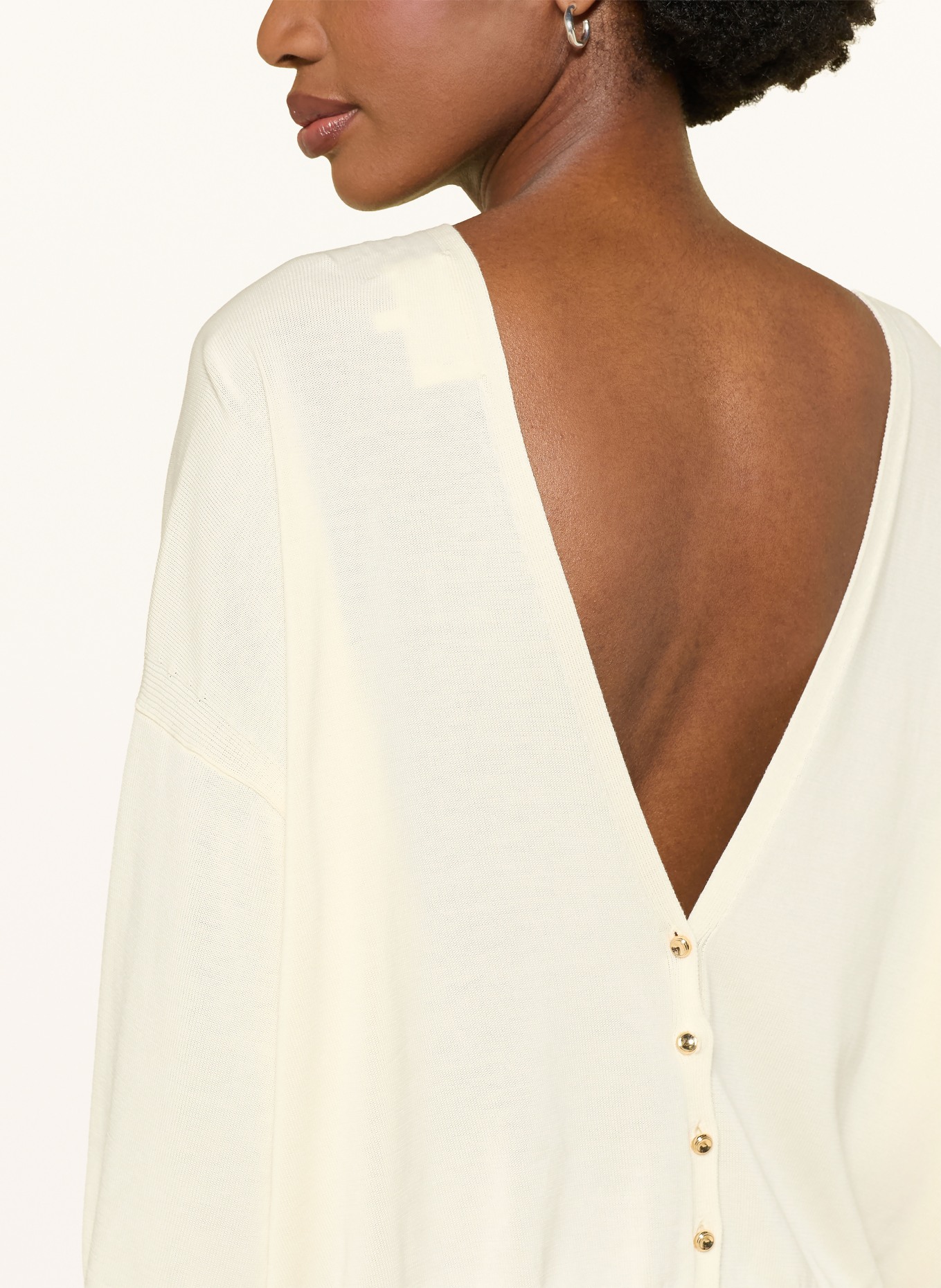 ba&sh Strickjacke BRAHA mit 3/4-Arm: ECRU