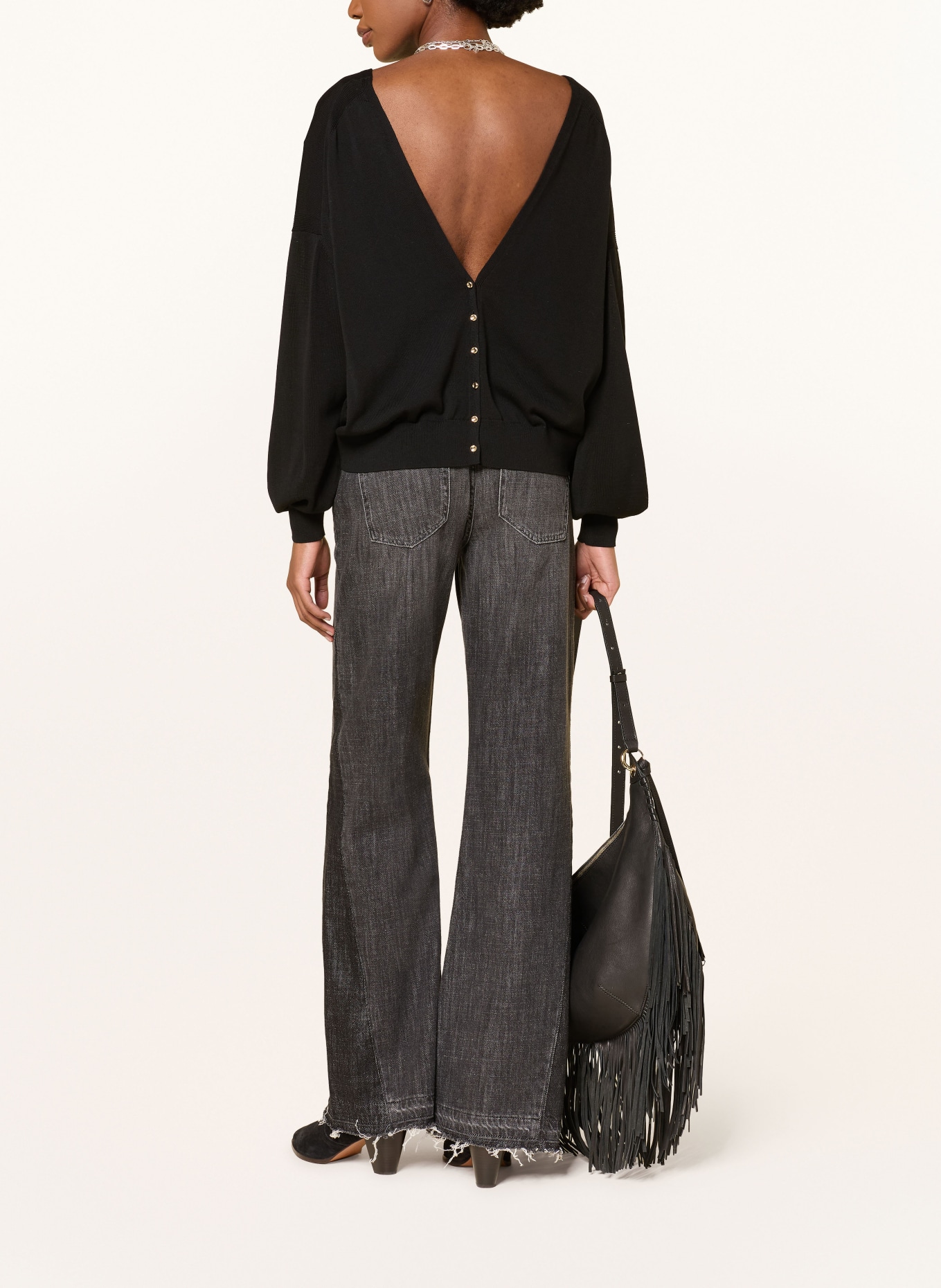 ba&sh Pullover BRENDA: SCHWARZ