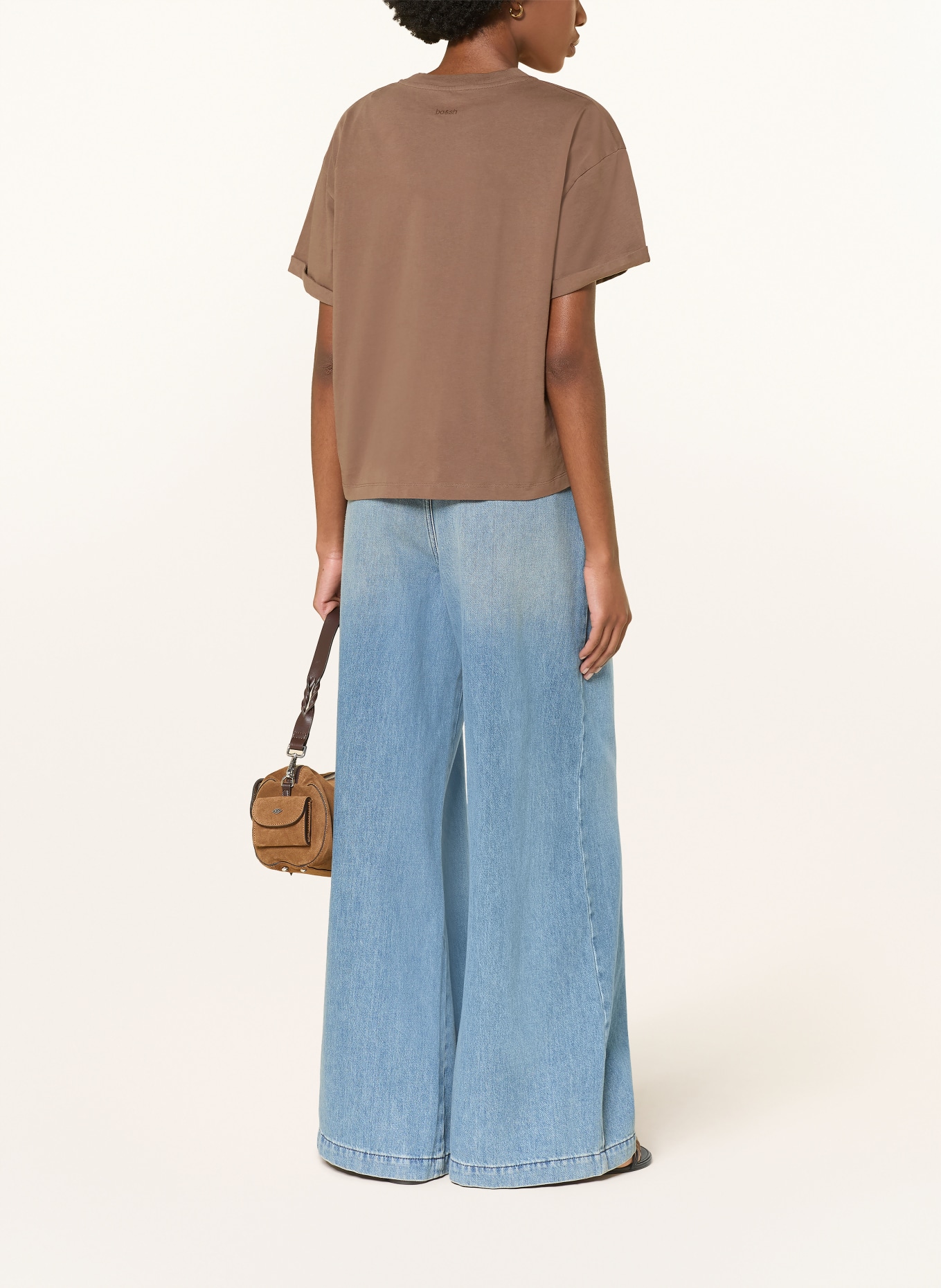 ba&sh T-Shirt ROSIE: BRAUN