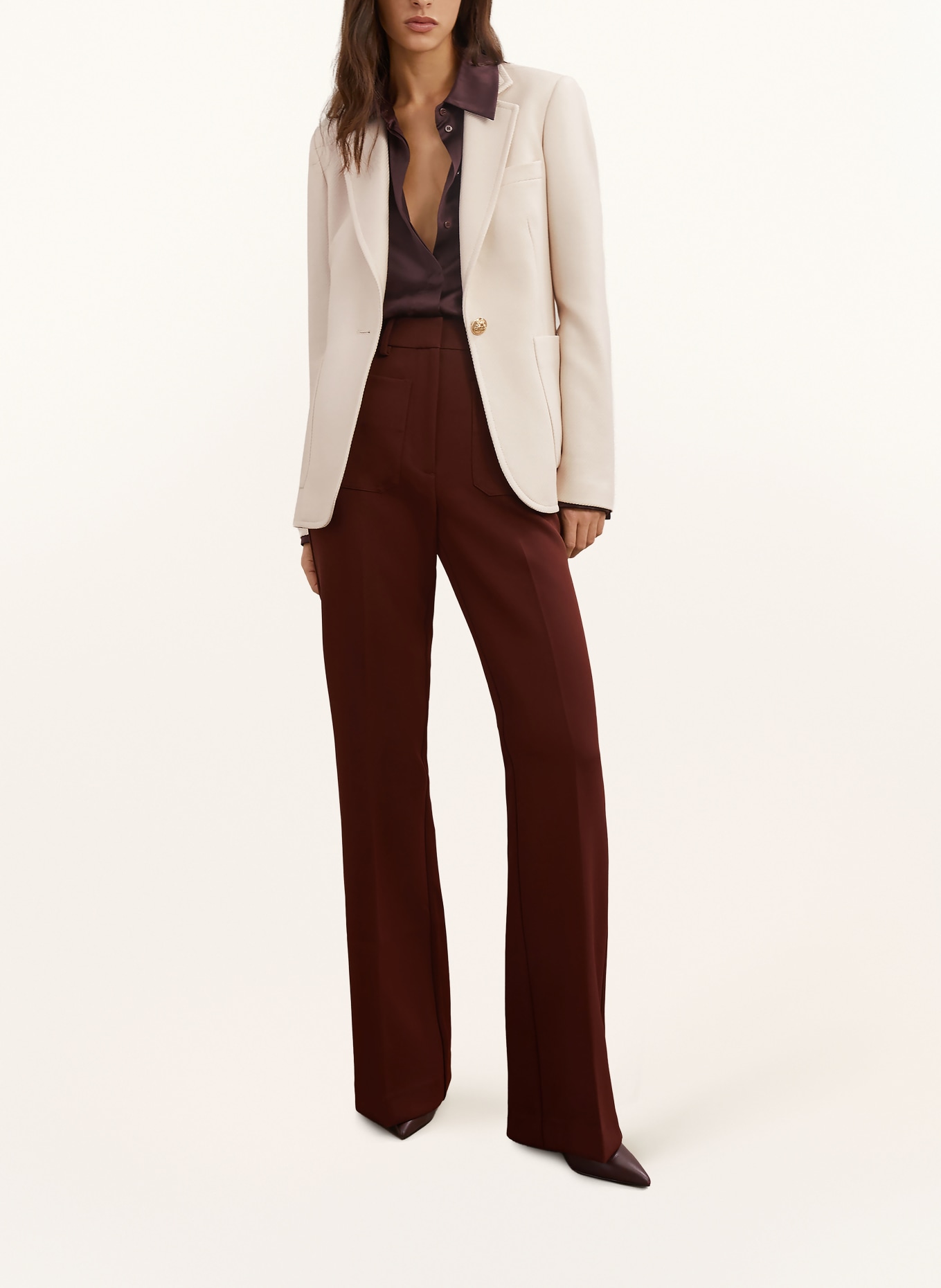 REISS Marynarka SOREN: KREMOWY