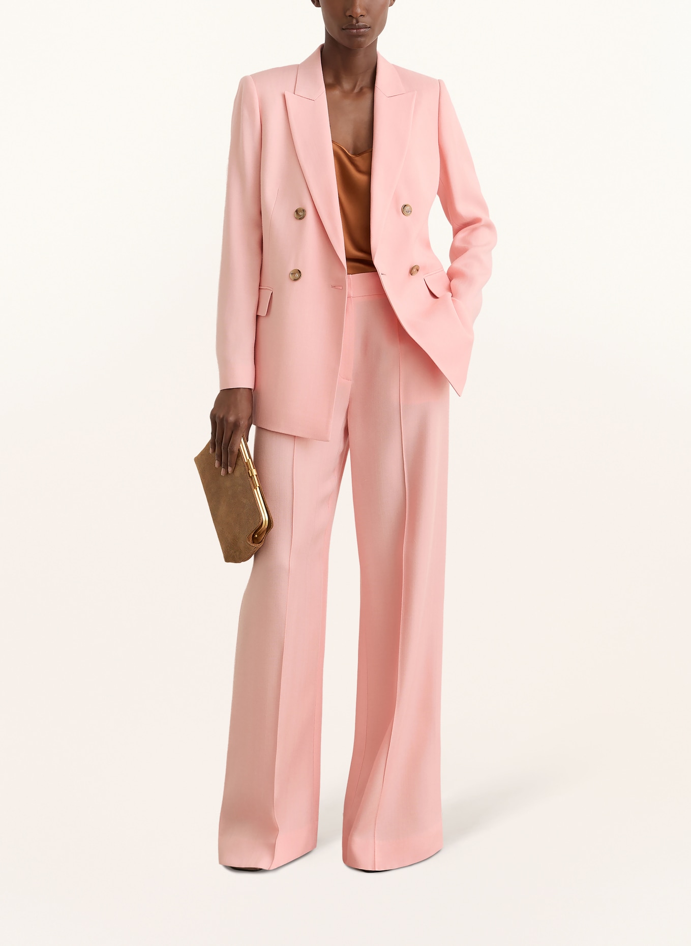 REISS MAGDA blazer: SALMON
