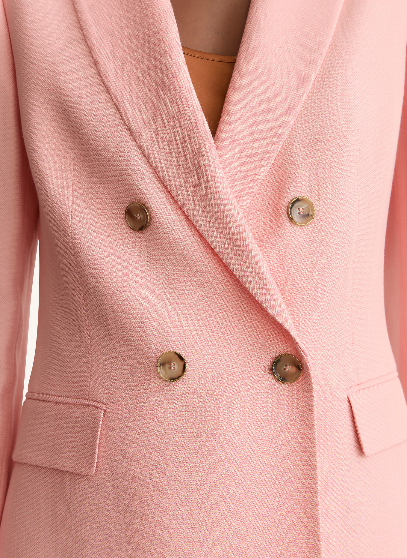 REISS MAGDA blazer: SALMON