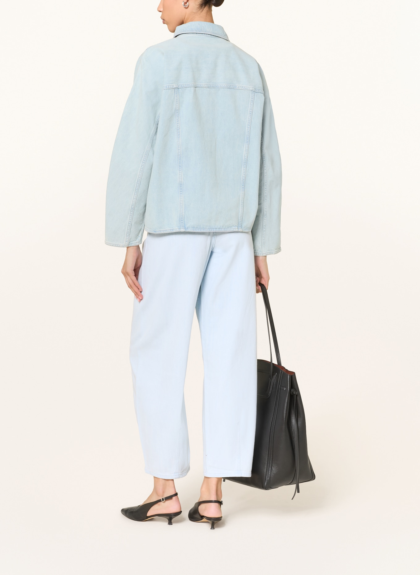 ARKET Dżinsy z rozszerzanymi nogawkami: 002 Denim Blue Light