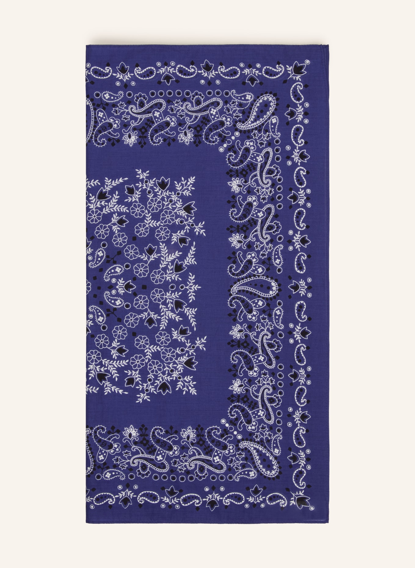 ARKET chustka: NIEBIESKI / BIAŁY / CZARNY