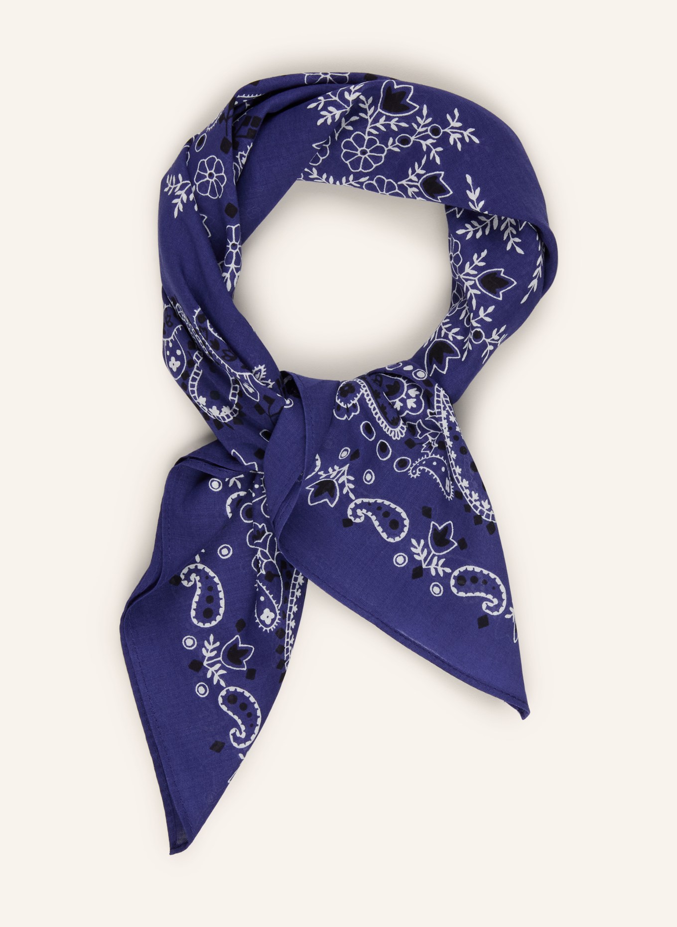 ARKET chustka: NIEBIESKI / BIAŁY / CZARNY