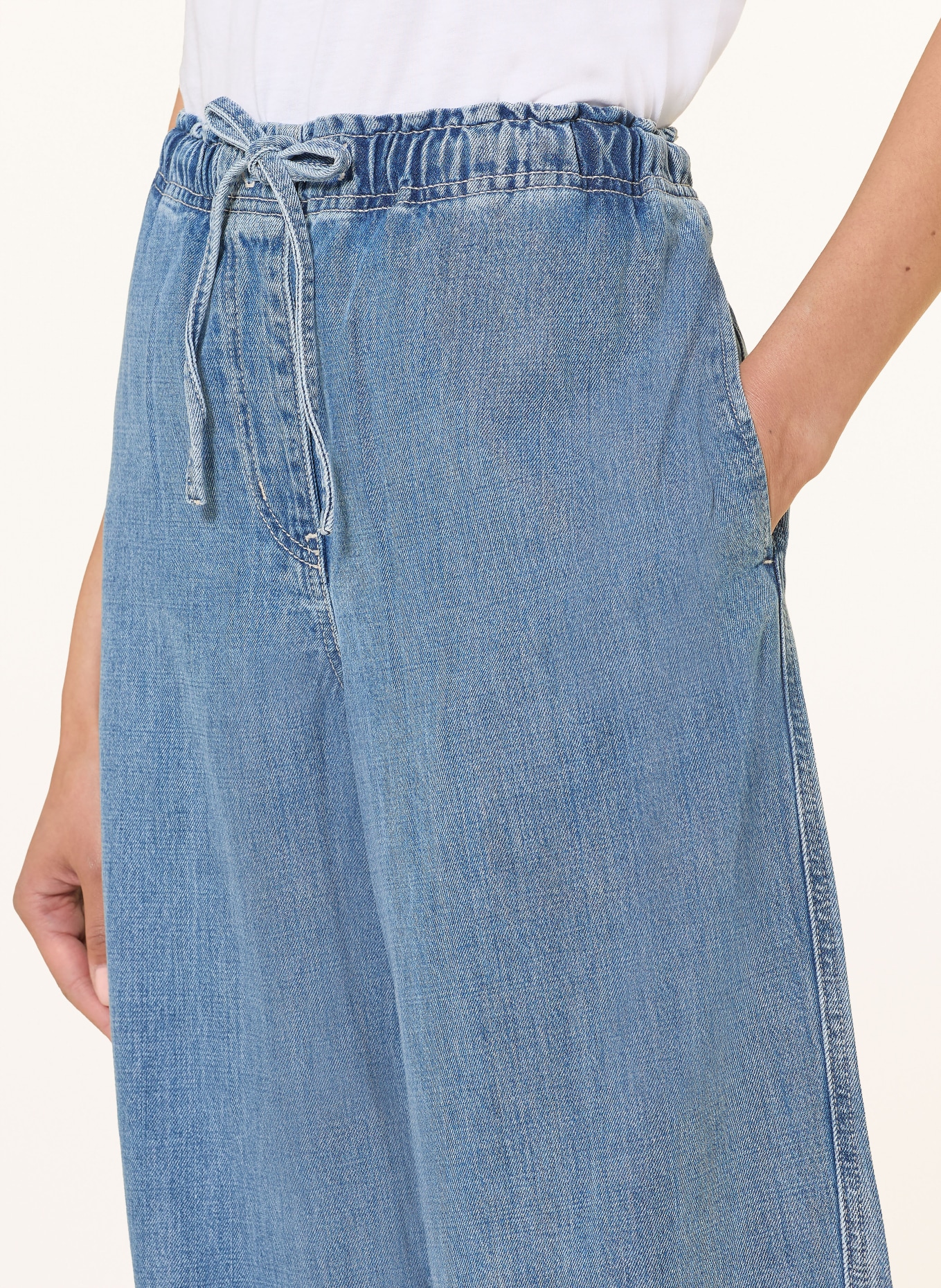 ARKET Jeans met wijde pijpen: 001 Denim Blue Light