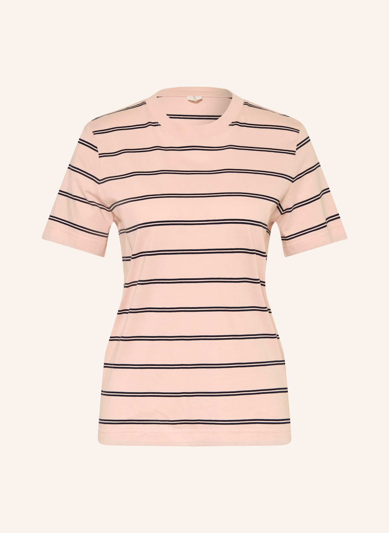 ARKET T-shirt: ROSÉ / ZWART