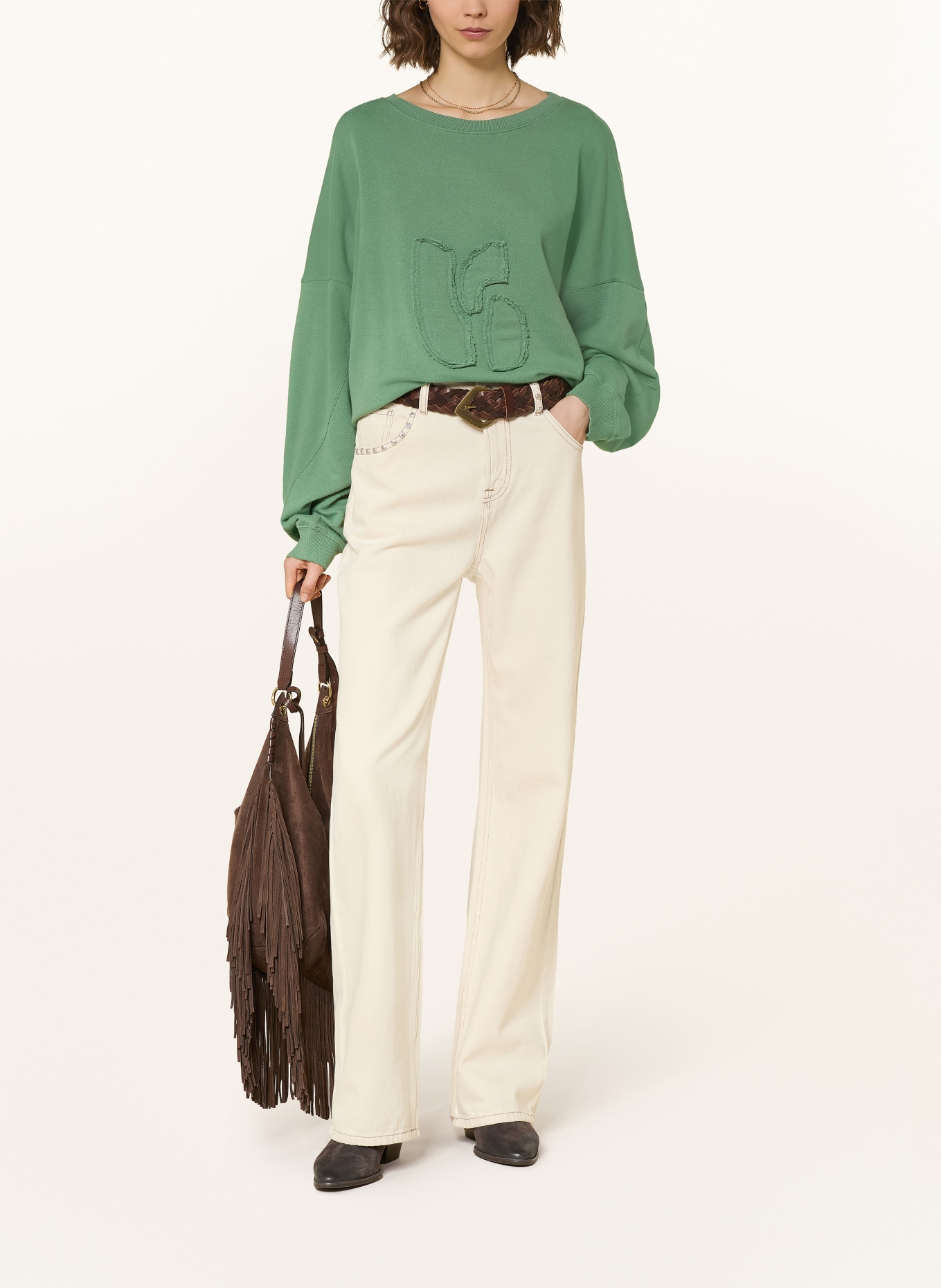 ba&sh Sweatshirt MAIA: HELLGRÜN