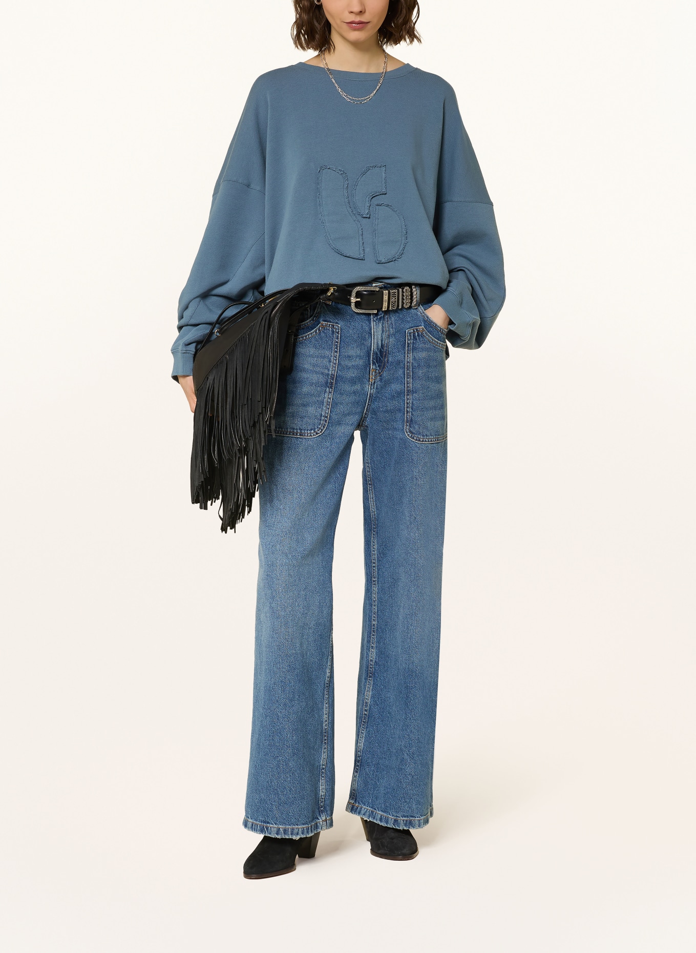 ba&sh Sweatshirt MAIA: BLAU