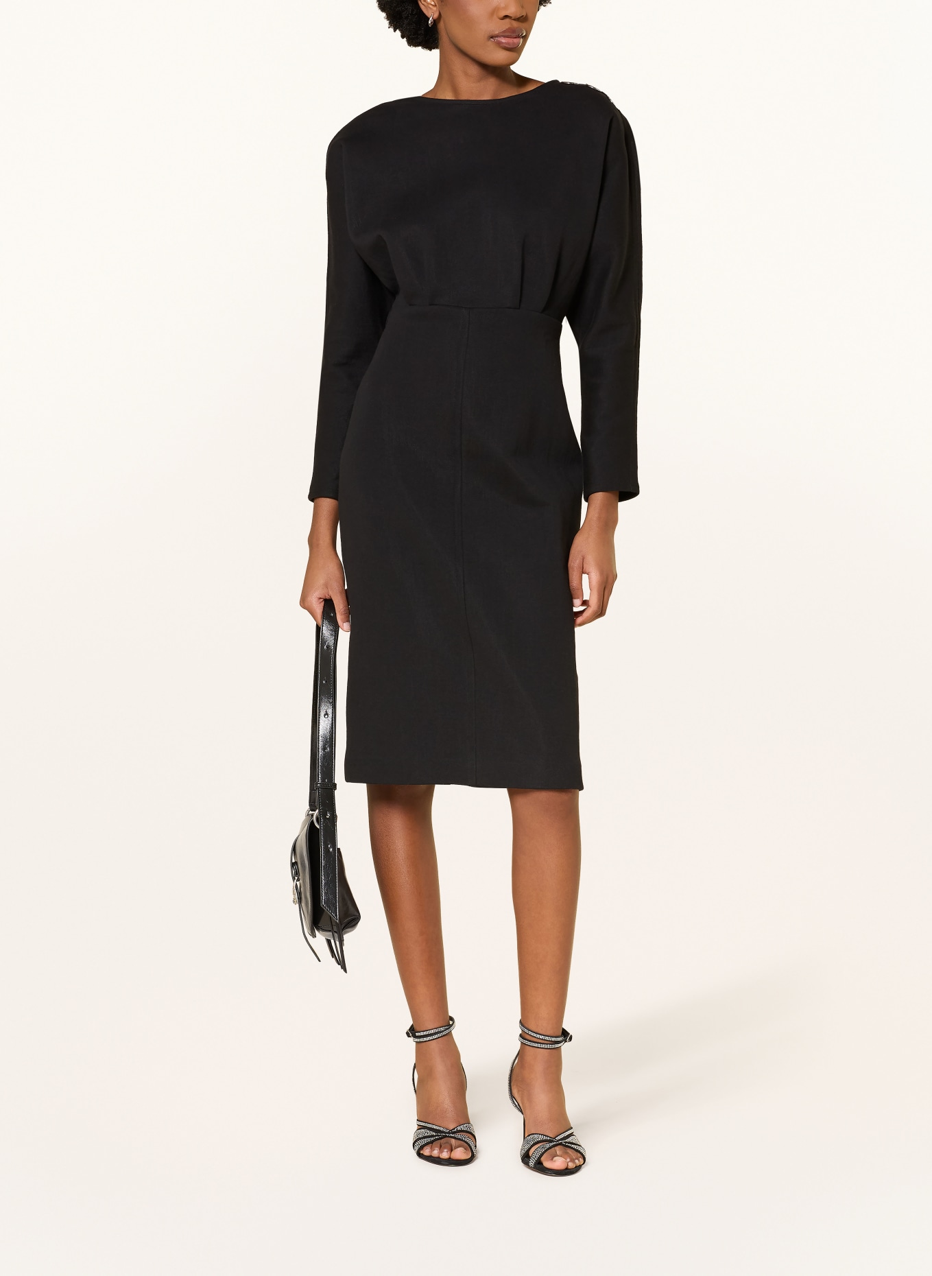 ba&sh Etuikleid BRYT: SCHWARZ