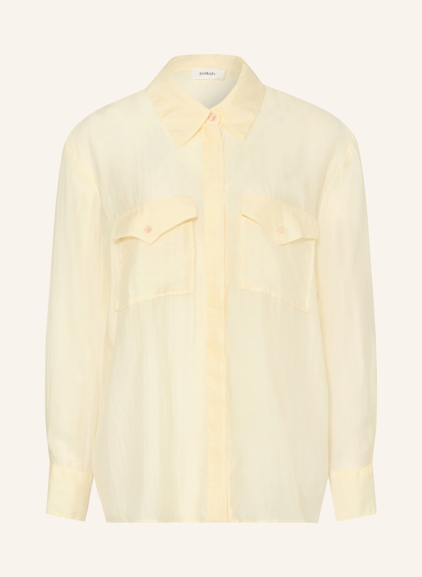 ba&sh Hemdbluse BAO: HELLGELB